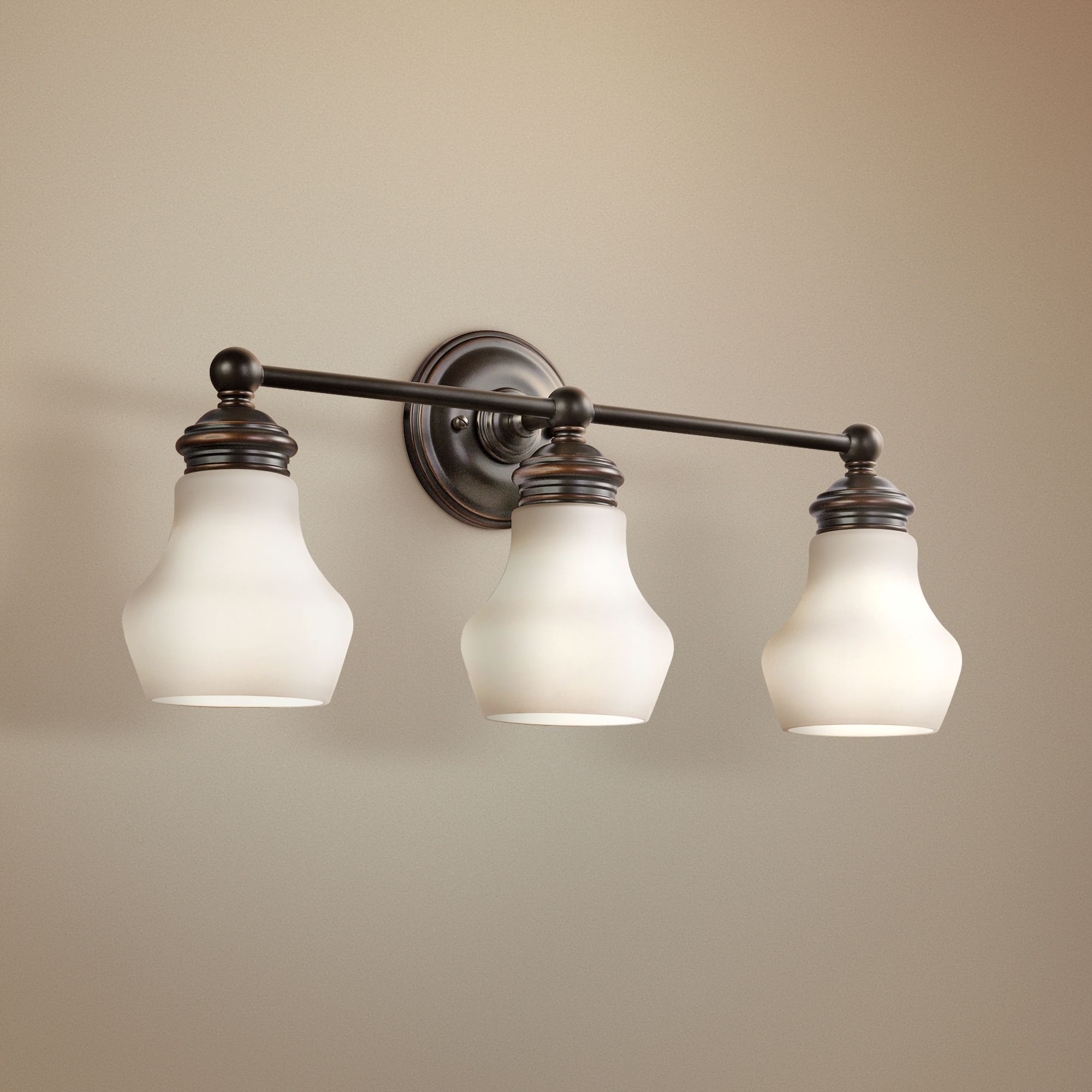 Kichler Currituck 23 1/4" Wide Rubbed Bronze Bath Light