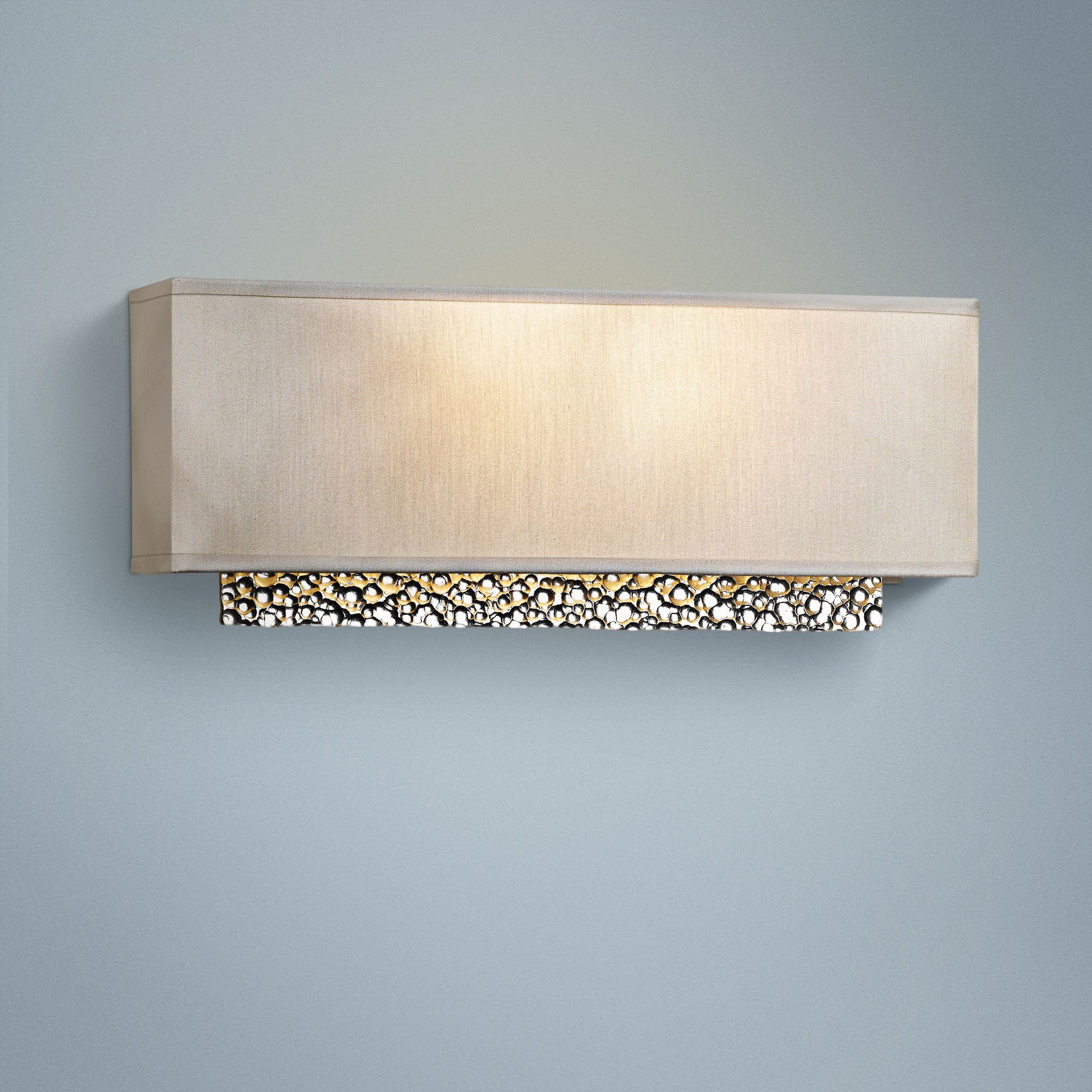 Hubbardton Forge Oceanus 16 1/2" Wide Platinum Wall Sconce