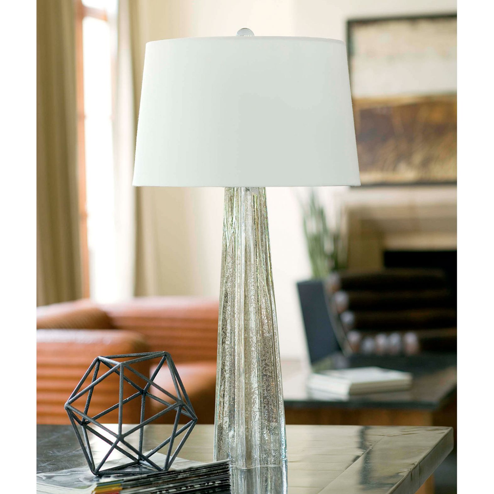 Regina Andrew Antique Mercury Glass Star Table Lamp