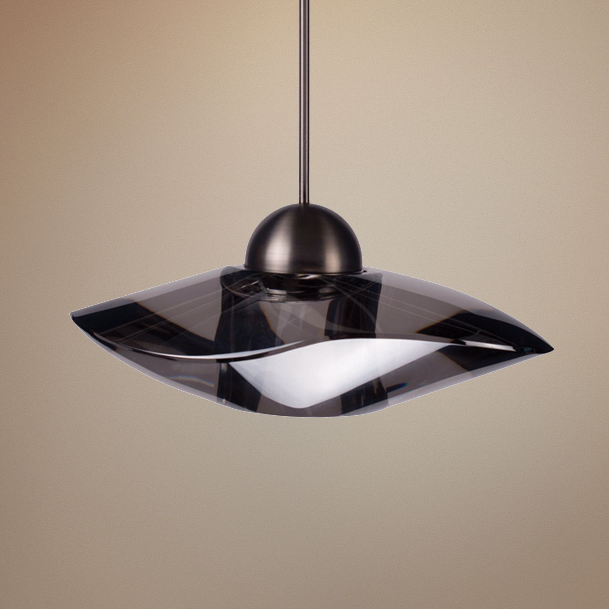 WAC LEDme® LED Smoke Crystal Track Pendant Light