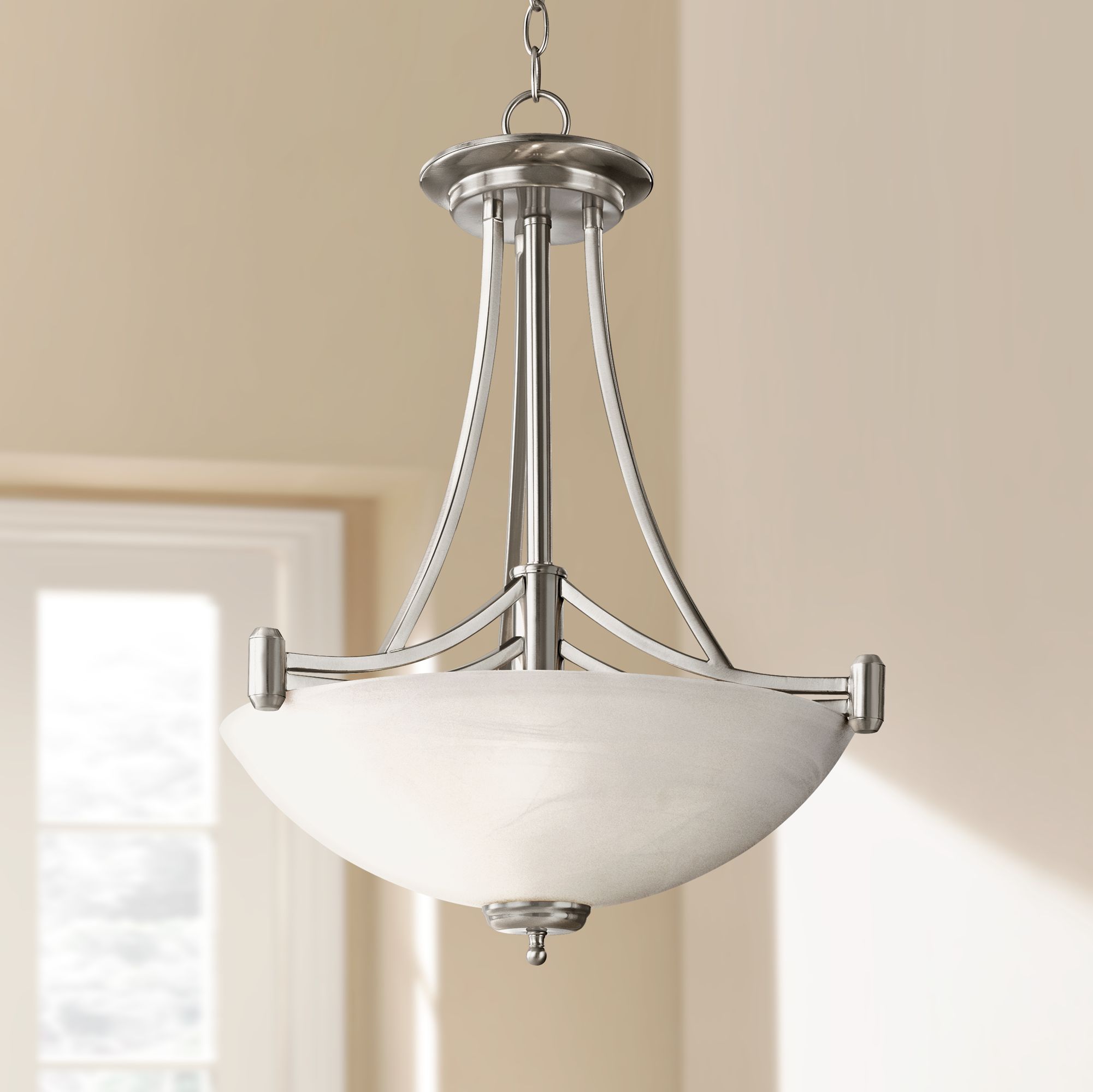 Kathy Ireland 4-Light Deco Scale Pendant Chandelier