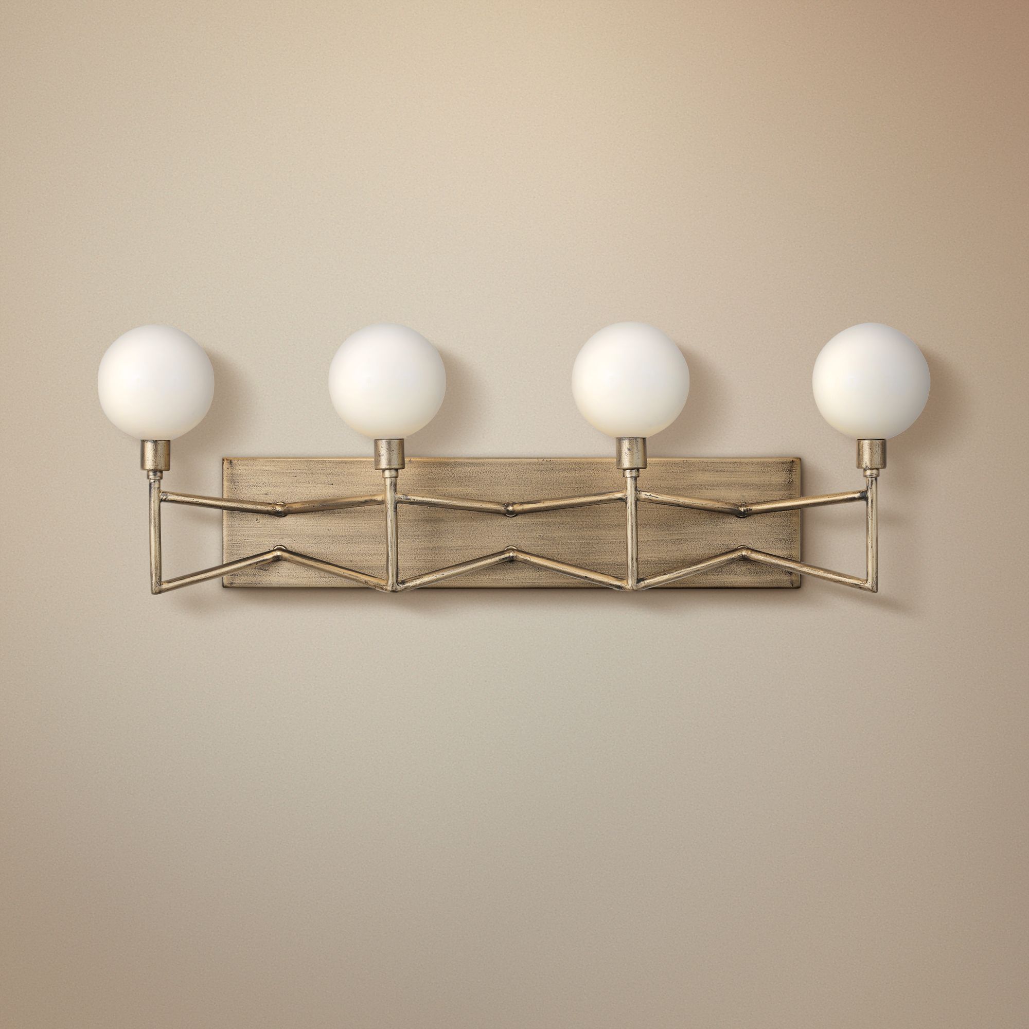 Varaluz Bodie 25" Wide 4-Light Havana Gold Bath Light