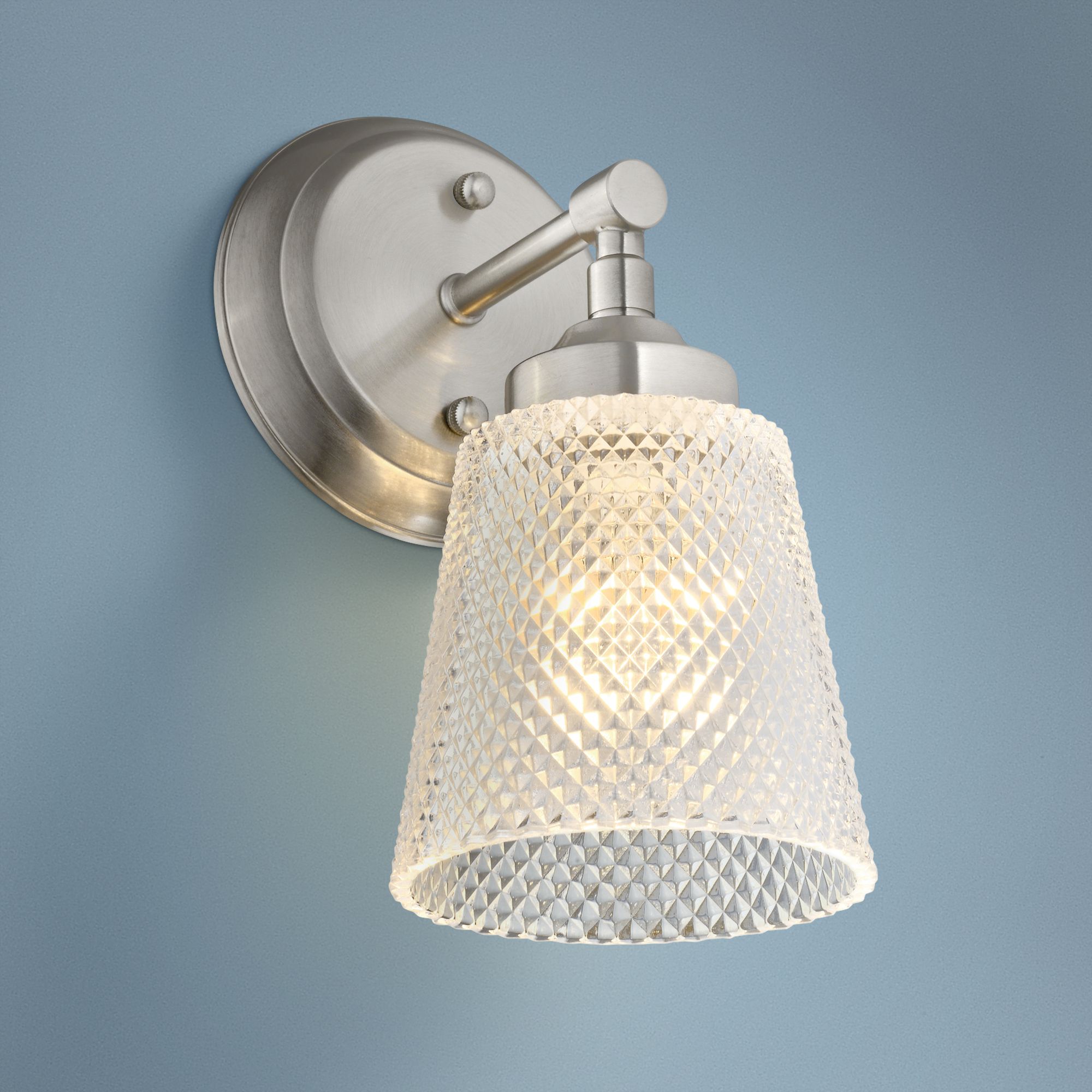 Varaluz Westport 11" High Brushed Nickel Wall Sconce