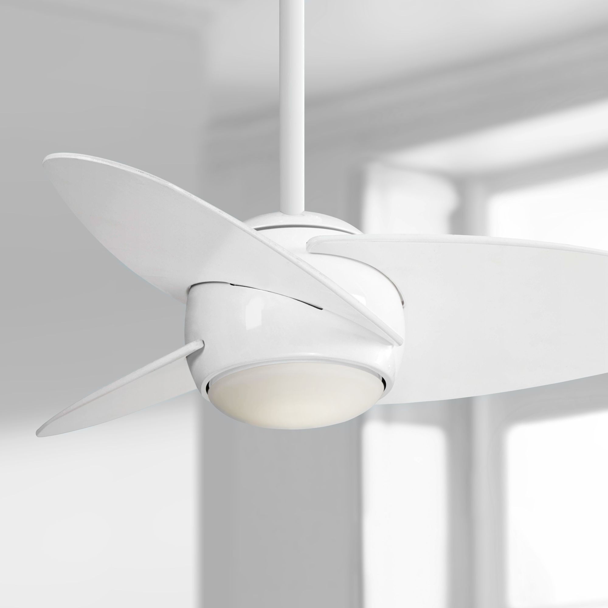 36 Minka Aire Slant White Led Ceiling Fan