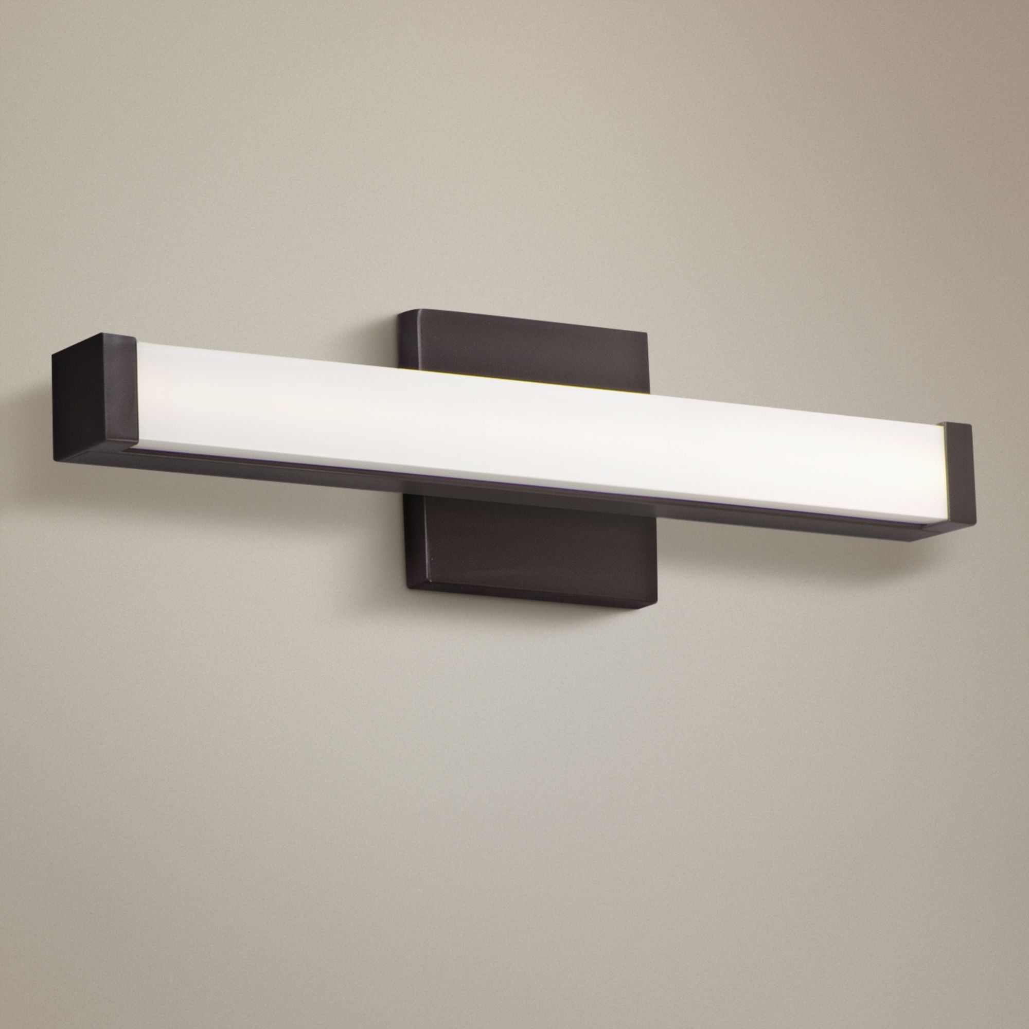 Maxim Spec Vanity 18" Wide Bronze LED Bath Light