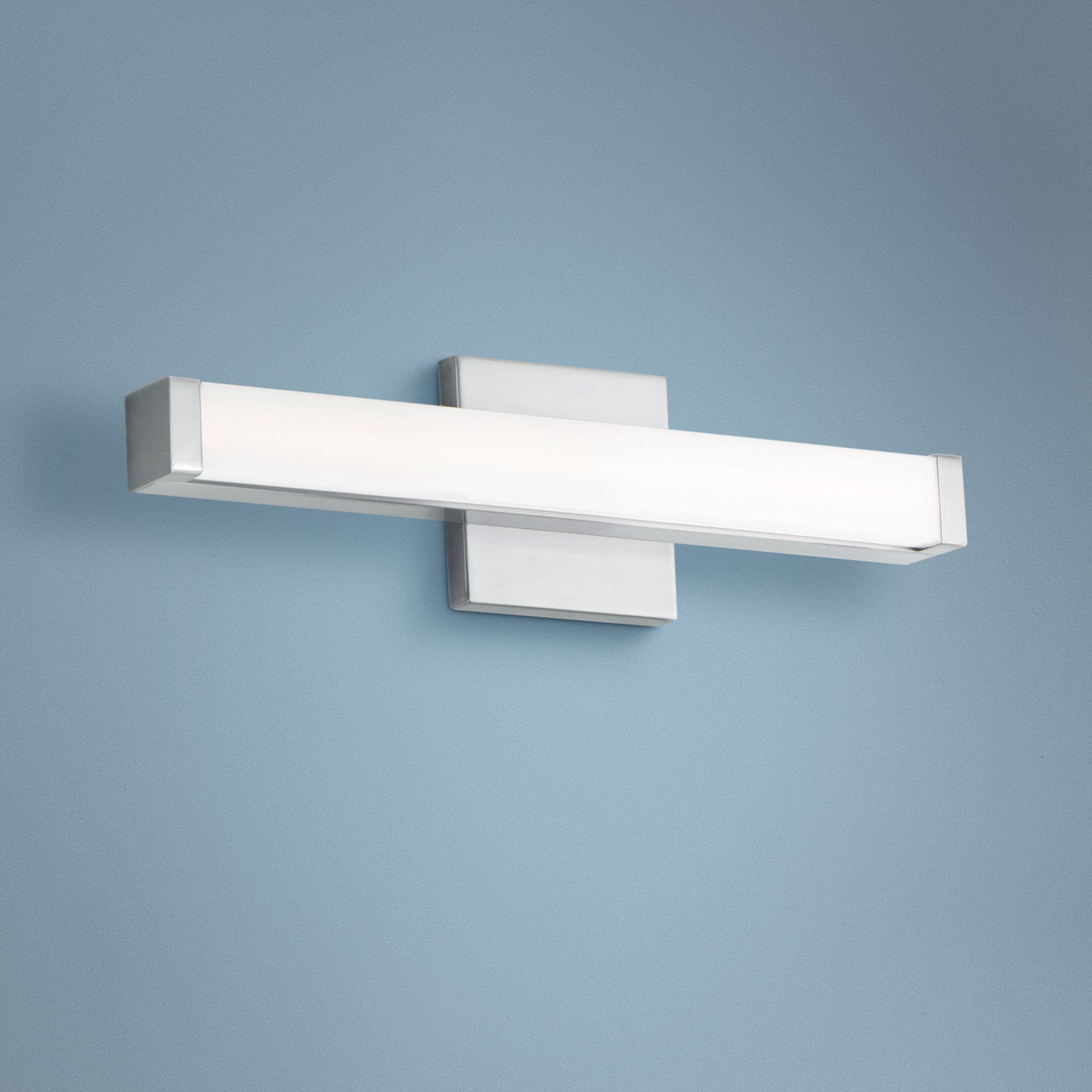 Maxim Spec Vanity 18" Wide Satin Nickel LED Bath Light