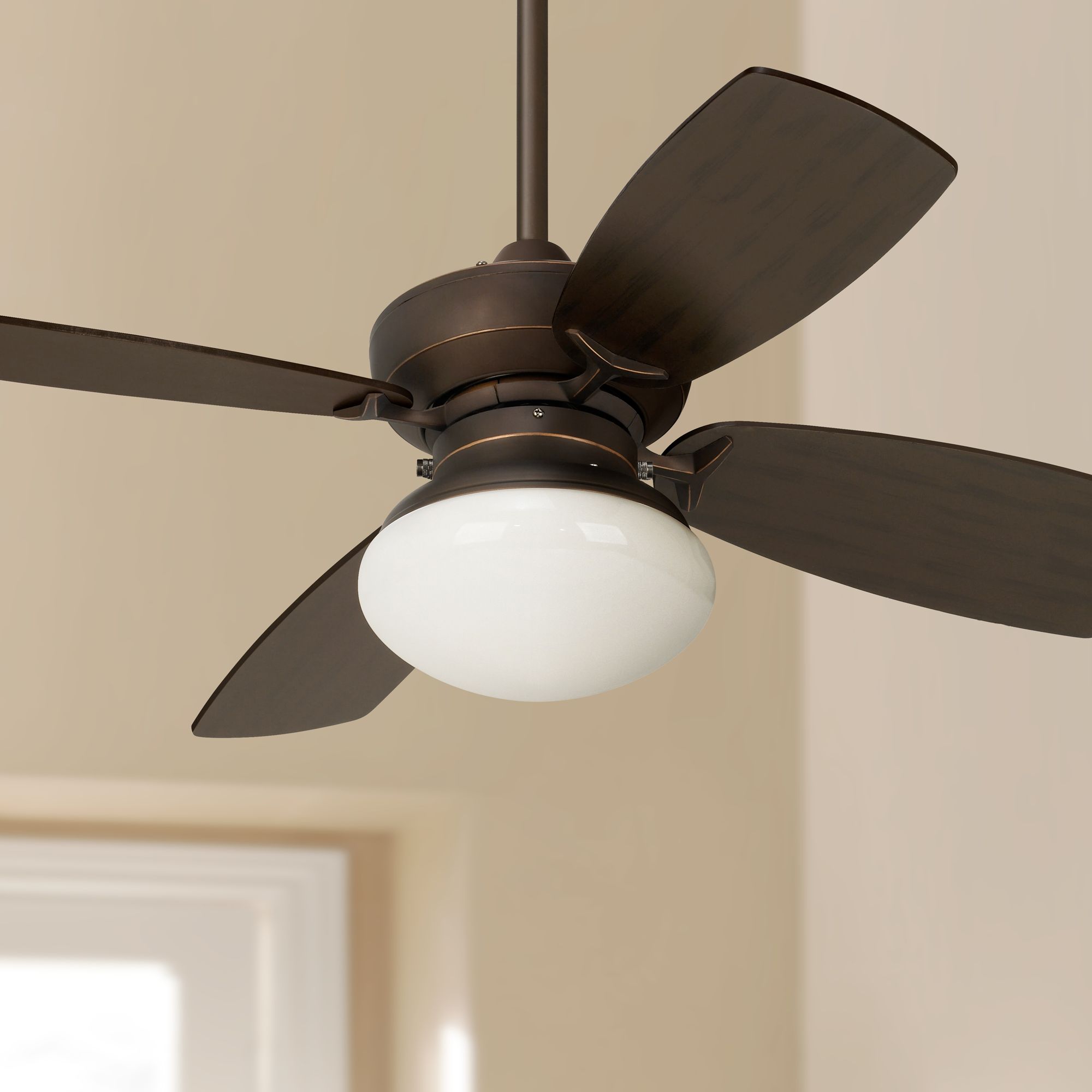 36" Casa Vieja Outlook Oil Rubbed Bronze LED Ceiling Fan