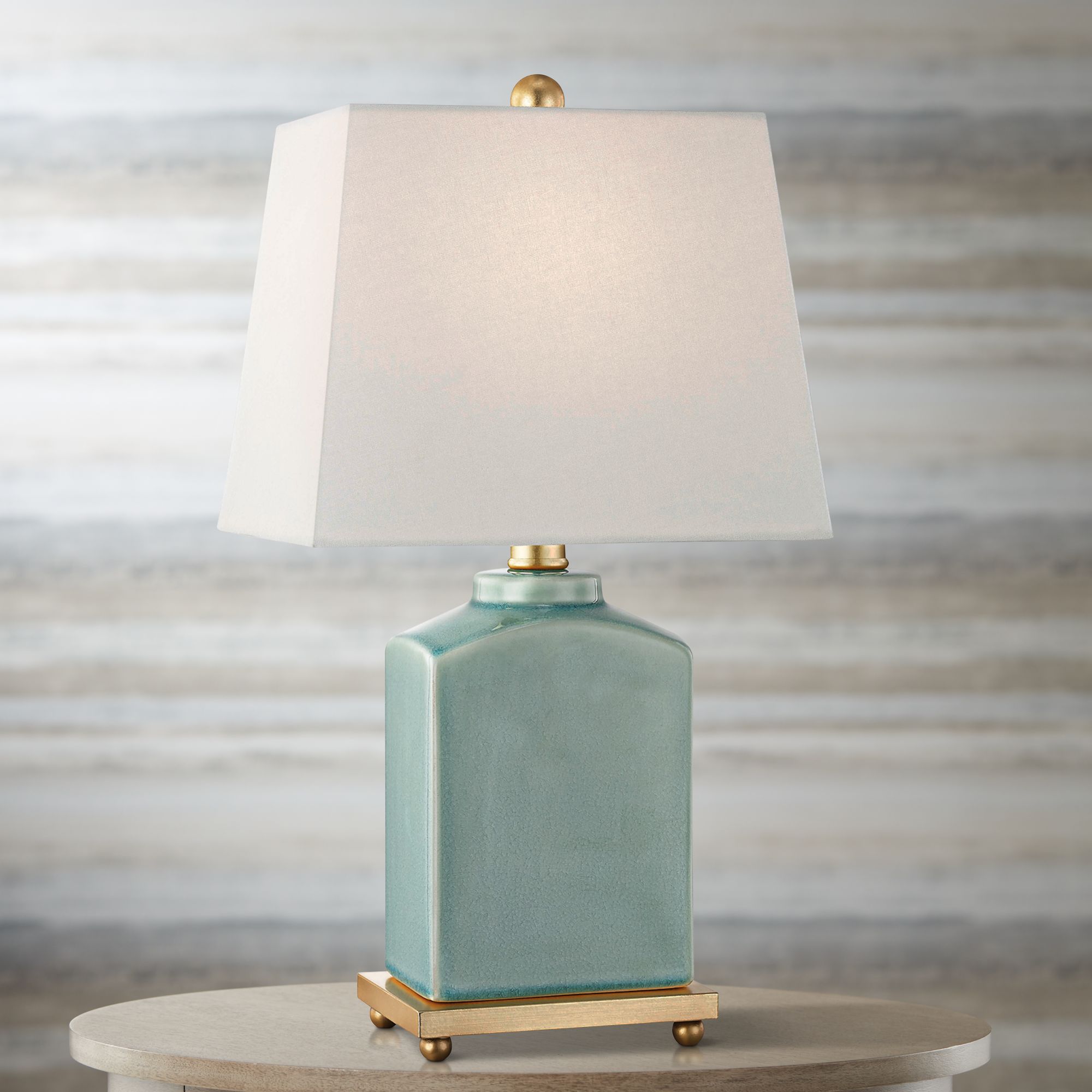 jade table lamp