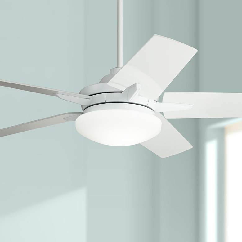 56&quot; Casa Endeavor&#174; White Finish LED Ceiling Fan with Remote