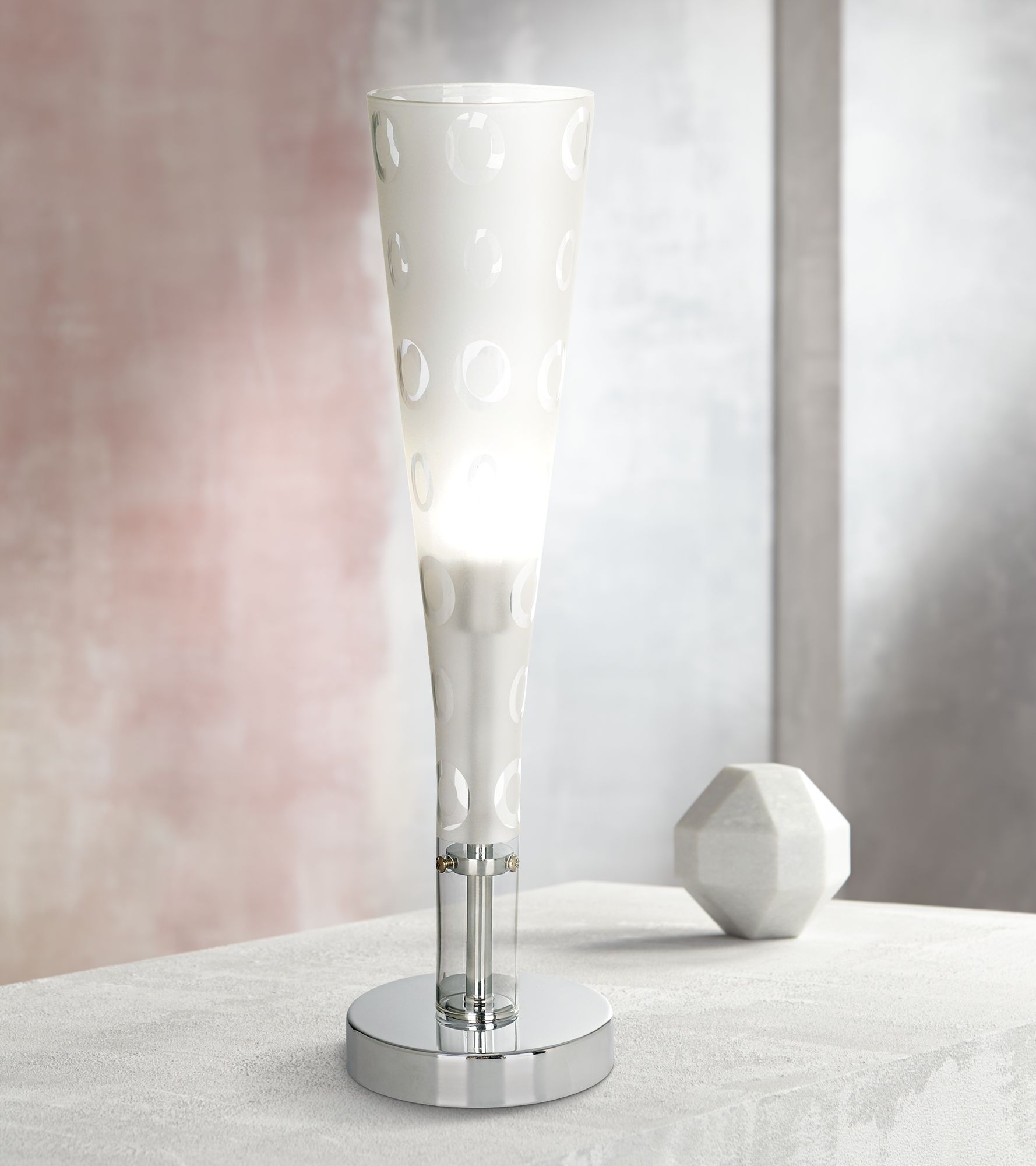 Champagne Flute 17" High Glass Accent Light