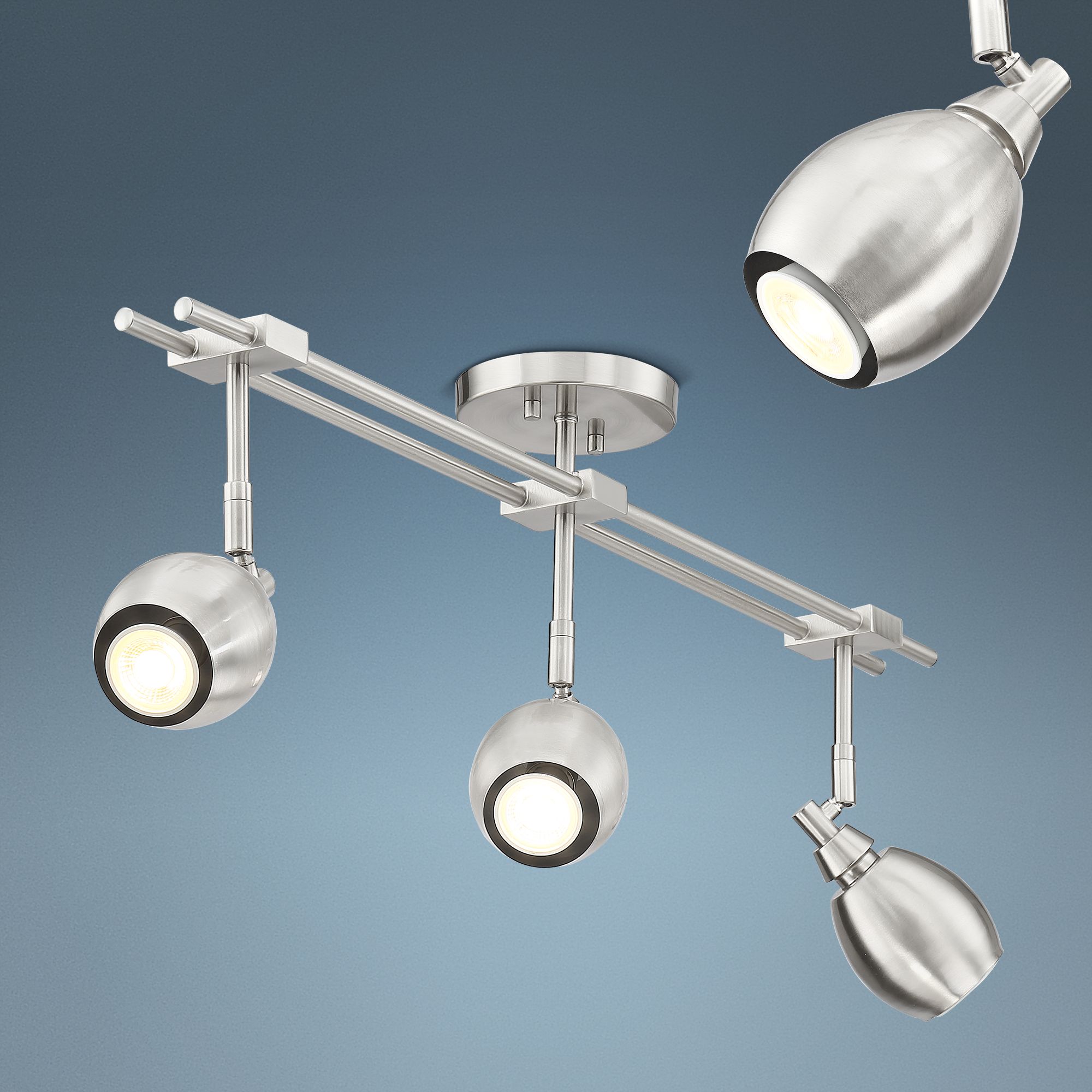 Pro Track Ericson 3-Light Brushed Nickel Fixture
