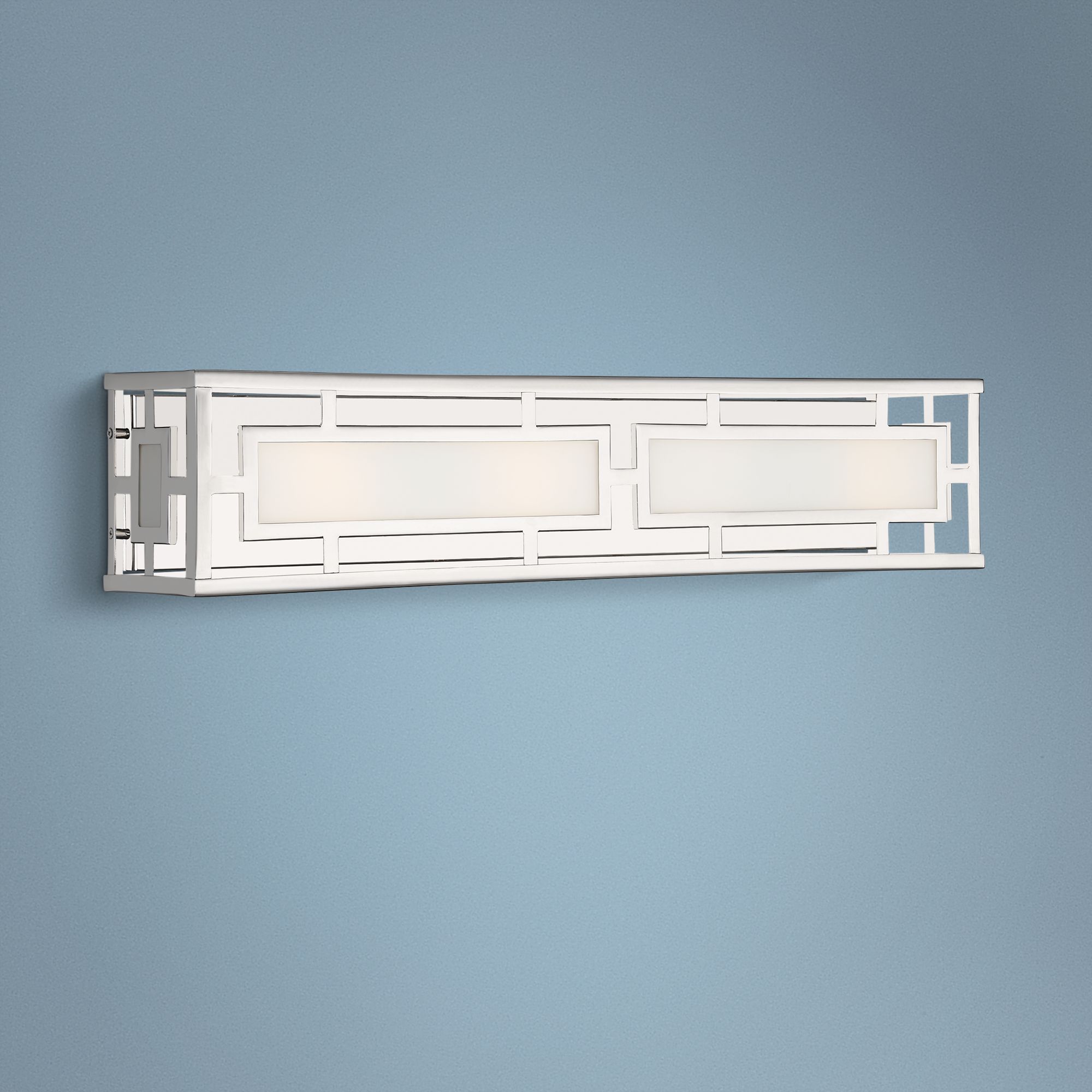 Crystorama Hillcrest 28 1/4" Wide Polished Nickel Bath Light