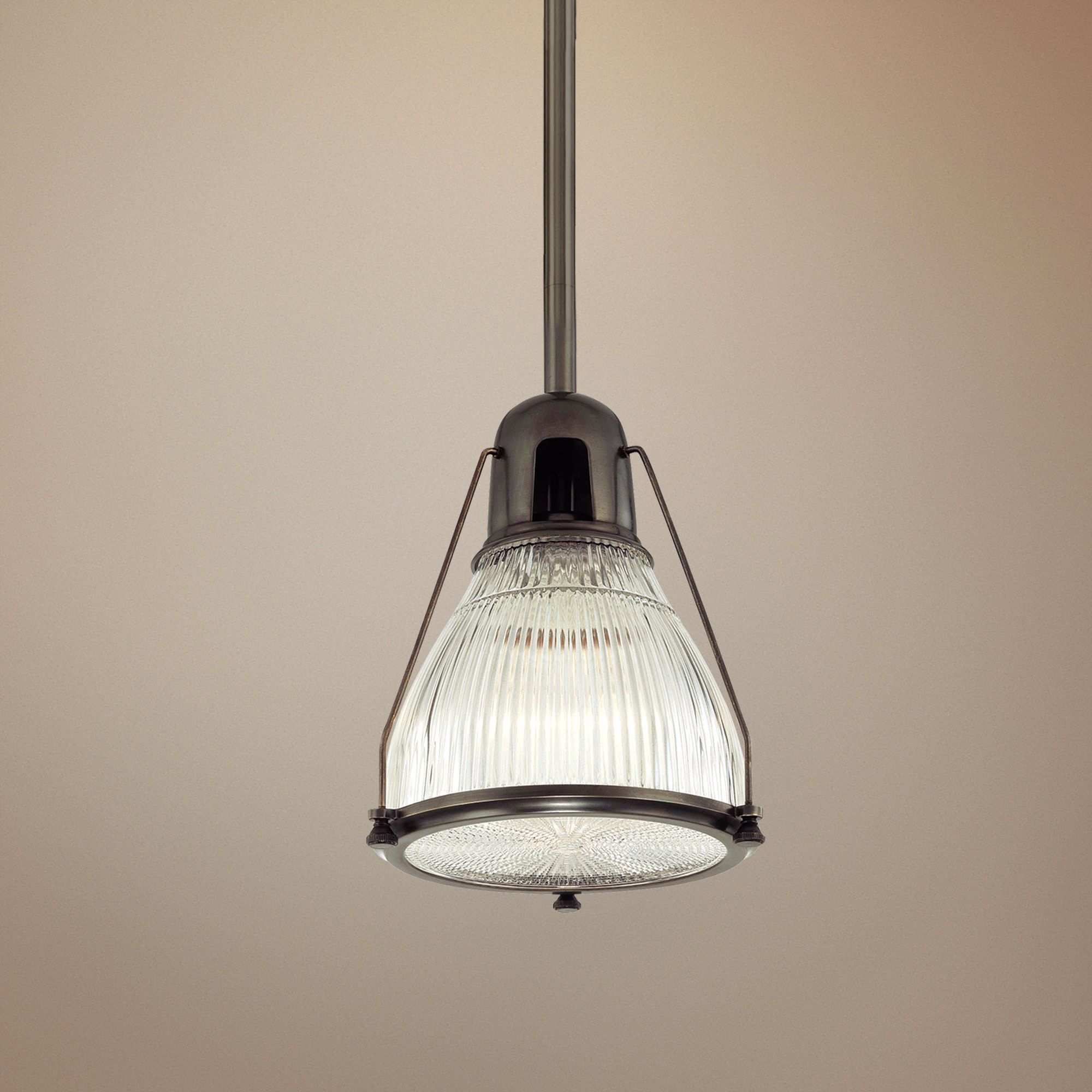 Hudson Valley Haverhill 12" Wide Old Bronze Mini Pendant