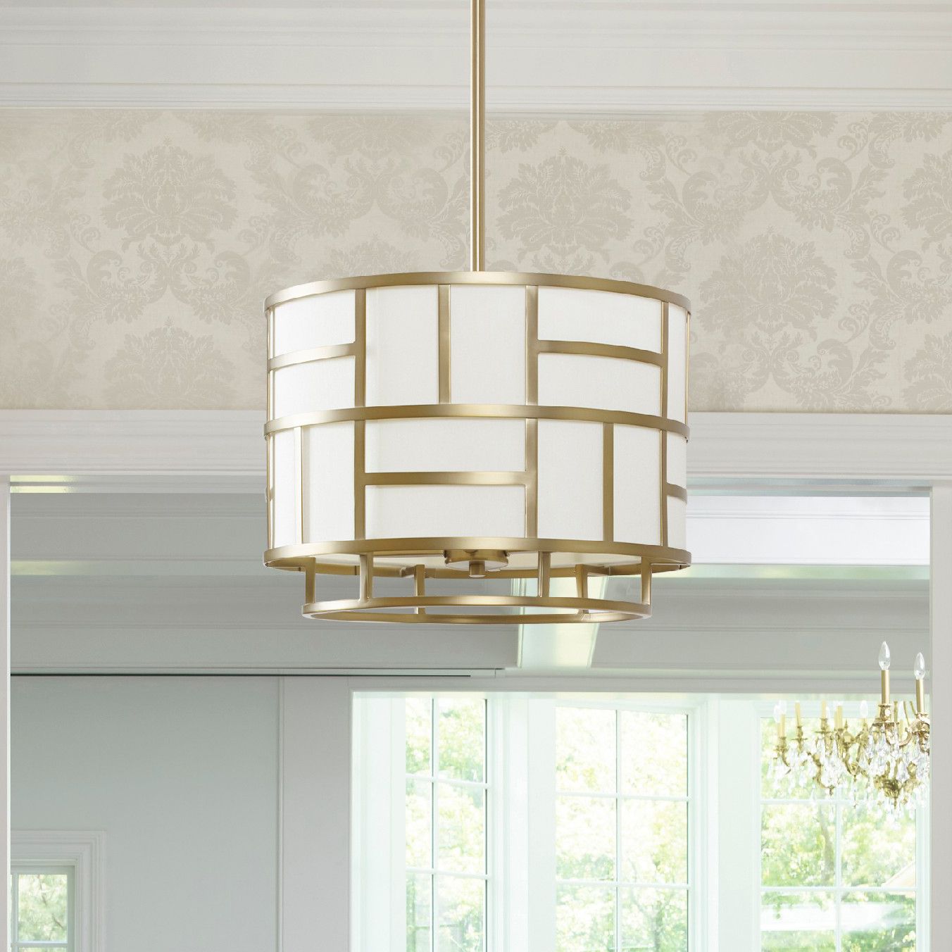 Crystorama Danielson 16 3/4" Wide Vibrant Gold Chandelier