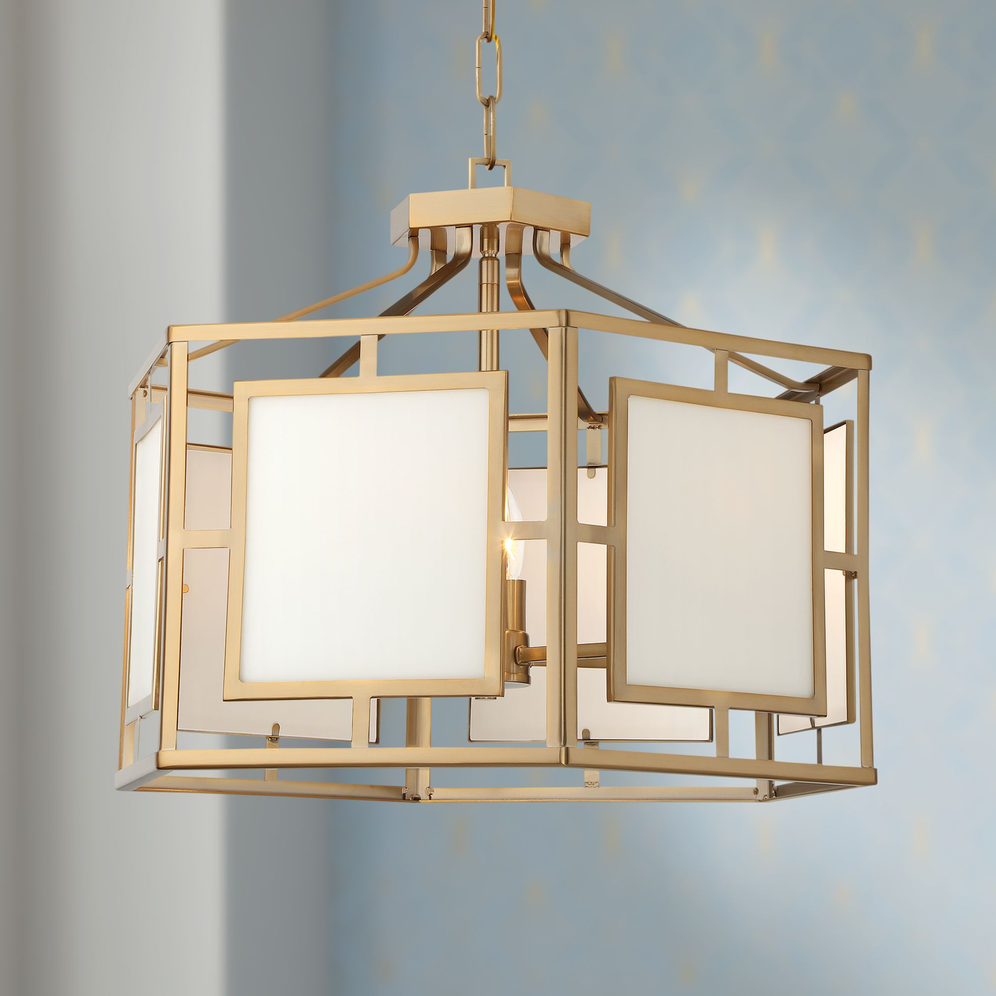 Crystorama Hillcrest 22" Wide Vibrant Gold Chandelier