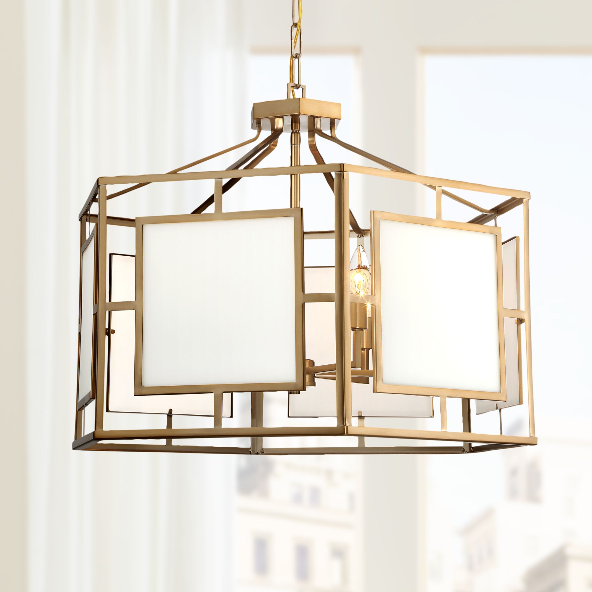 Crystorama Hillcrest 28" Wide Vibrant Gold Chandelier