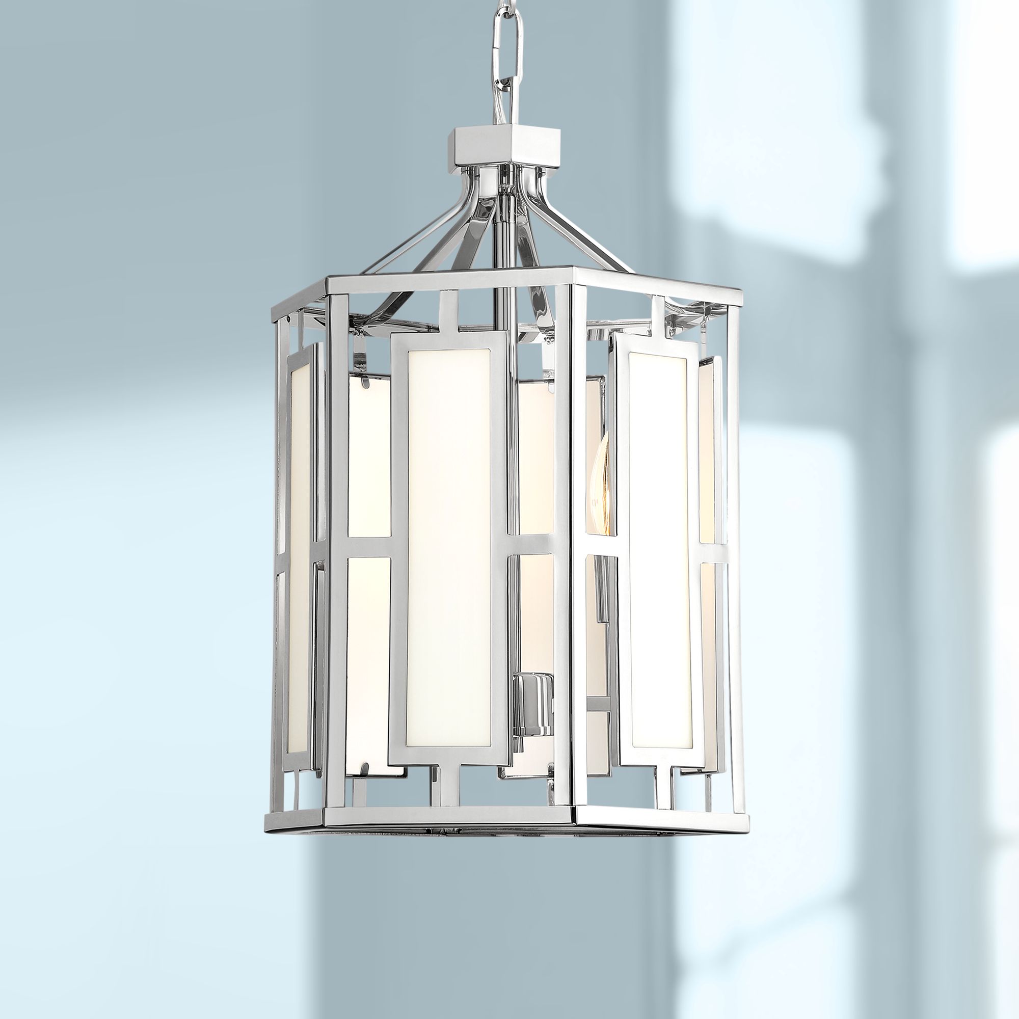 Crystorama Hillcrest 12"W Polished Nickel Mini Chandelier