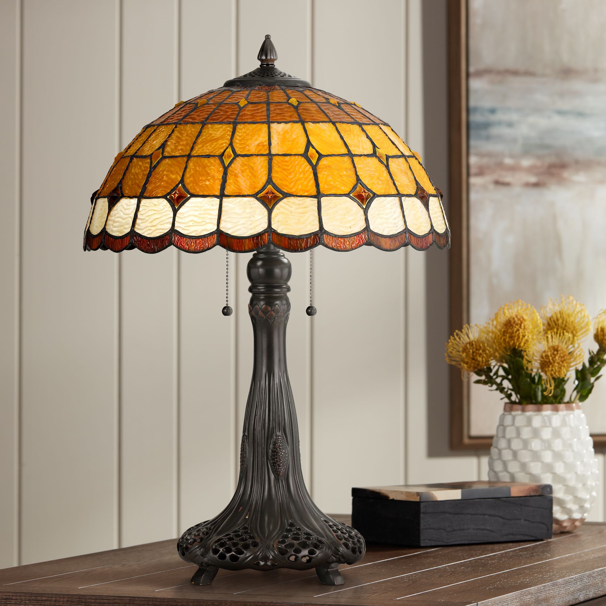 table lamp with pull chain switch