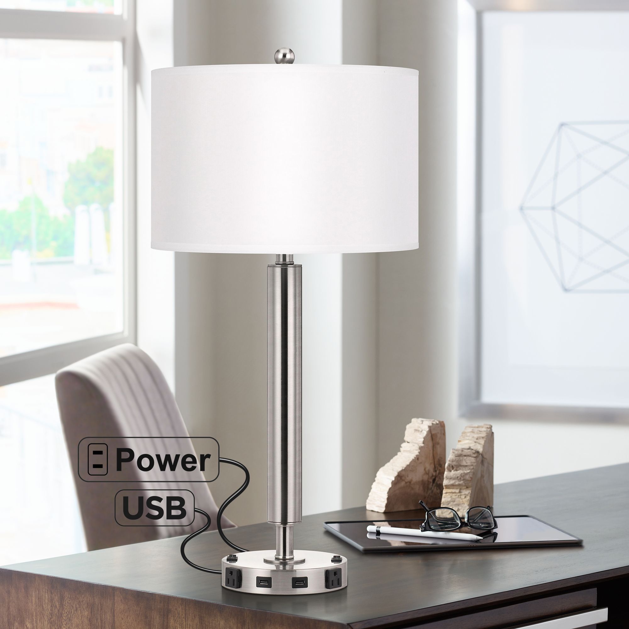 double light table lamp