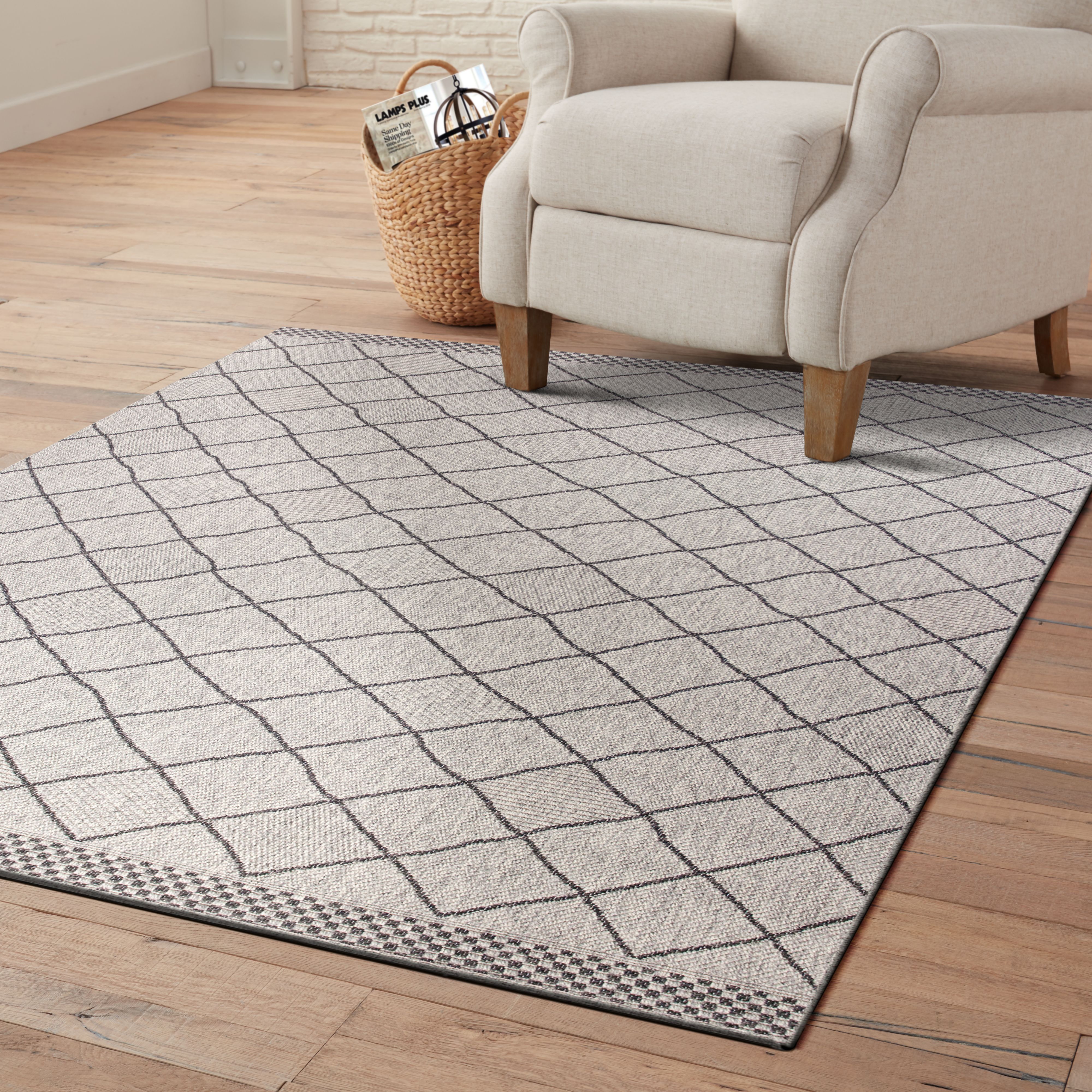 Farmhouse 3208 Gray Rustico Indoor-Outdoor Area Rug