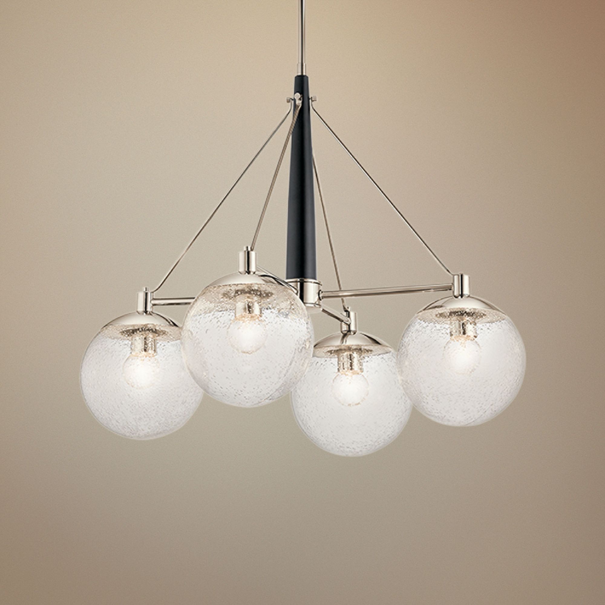 Kichler Marilyn 27 3/4"W Polished Nickel 4-Light Chandelier