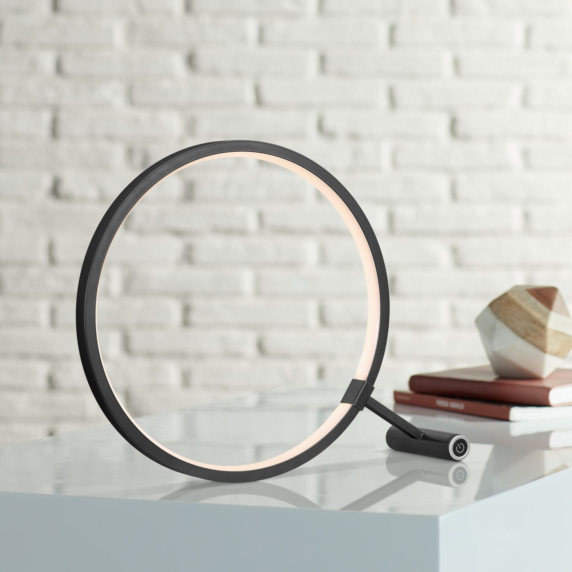 black touch table lamp