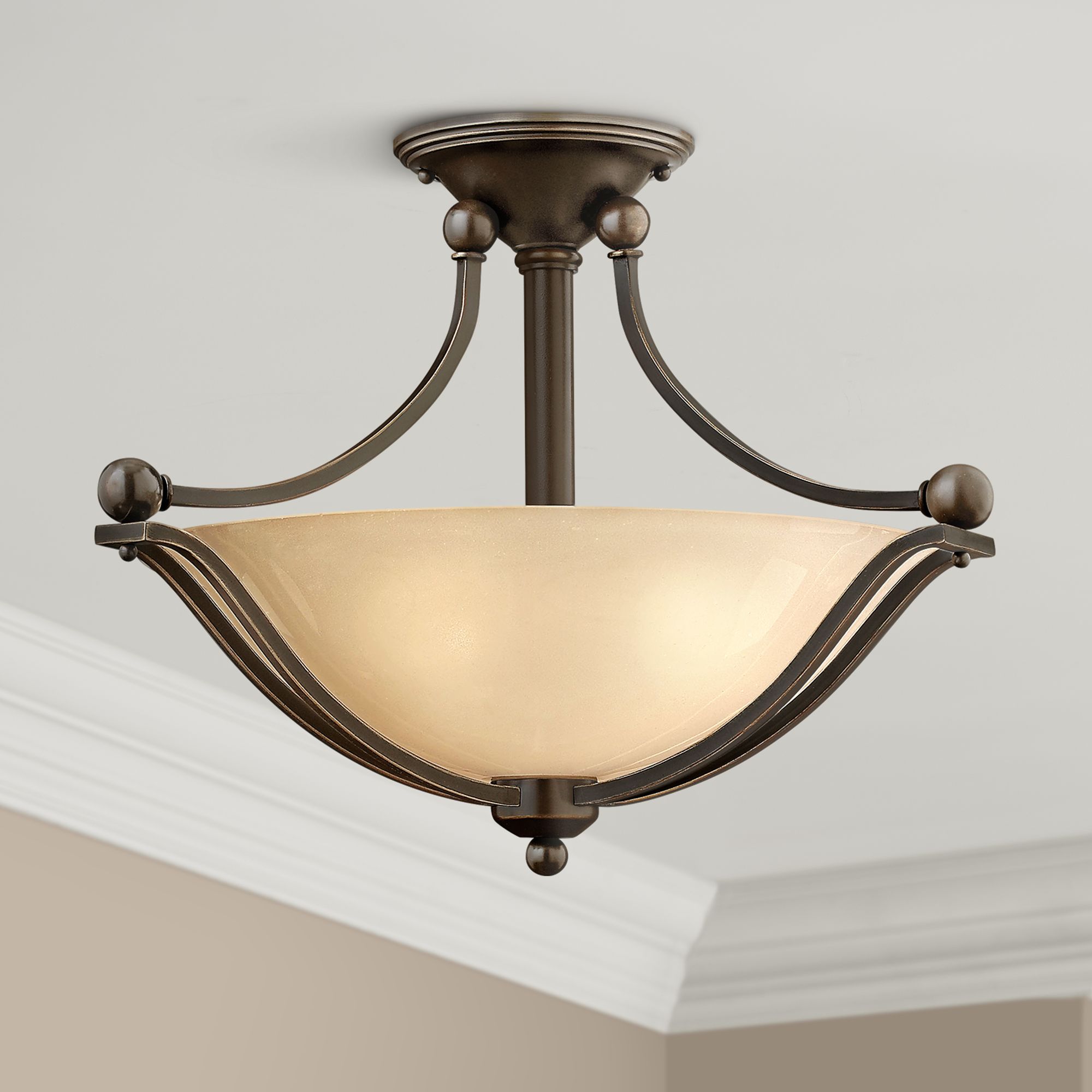 Hinkley Bolla 19 1/4" Wide Olde Bronze Ceiling Light