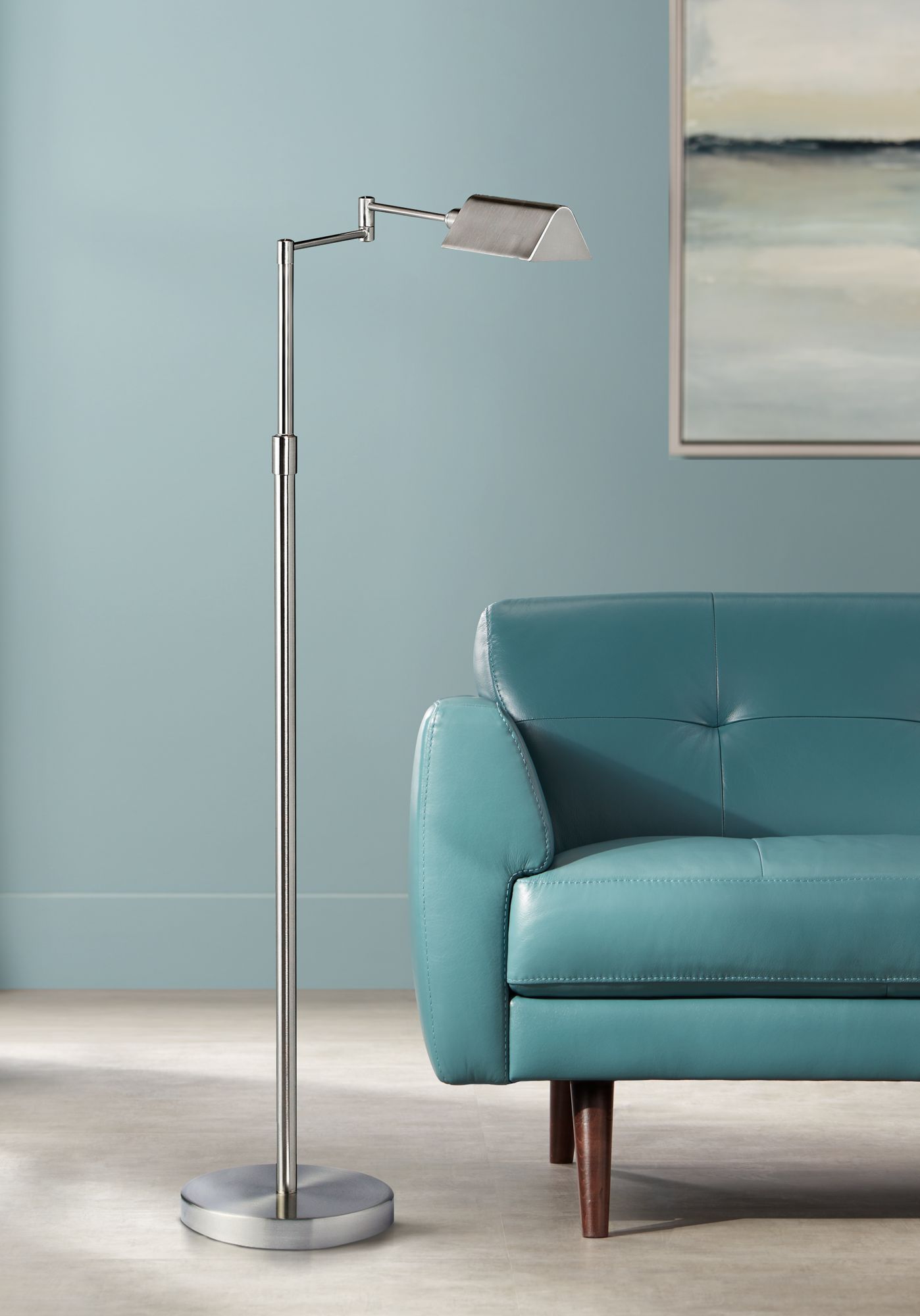 equo led task floor lamp