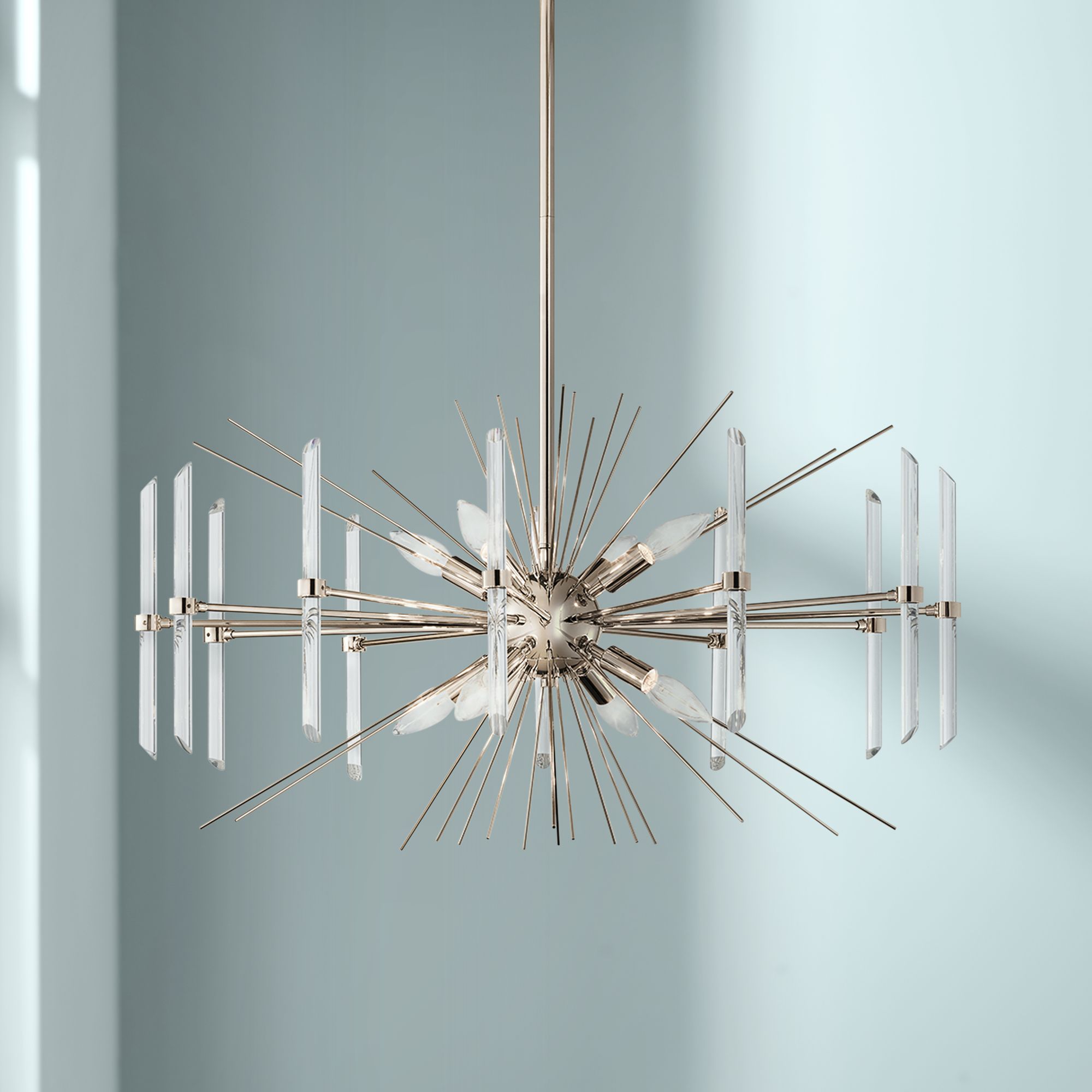Kichler Eris 30" Wide Polished Nickel 8-Light Chandelier