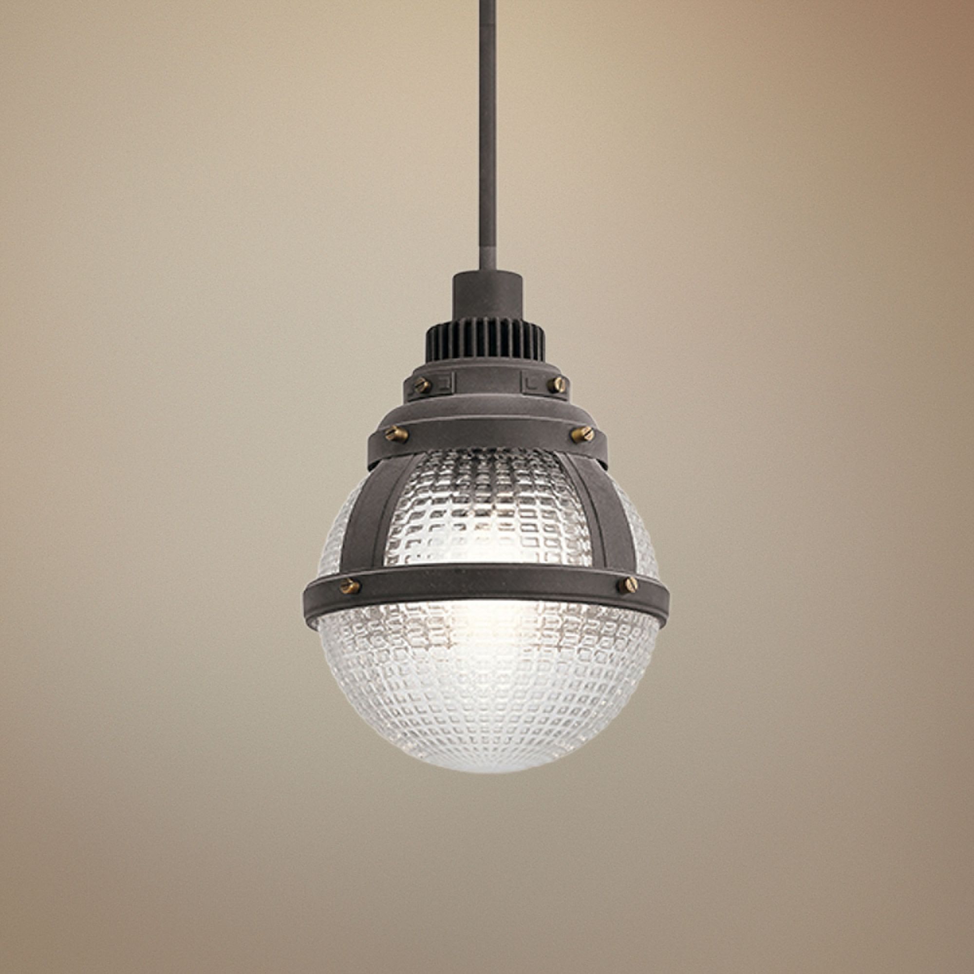Kichler Gavin 10" Wide Weathered Zinc Mini Pendant