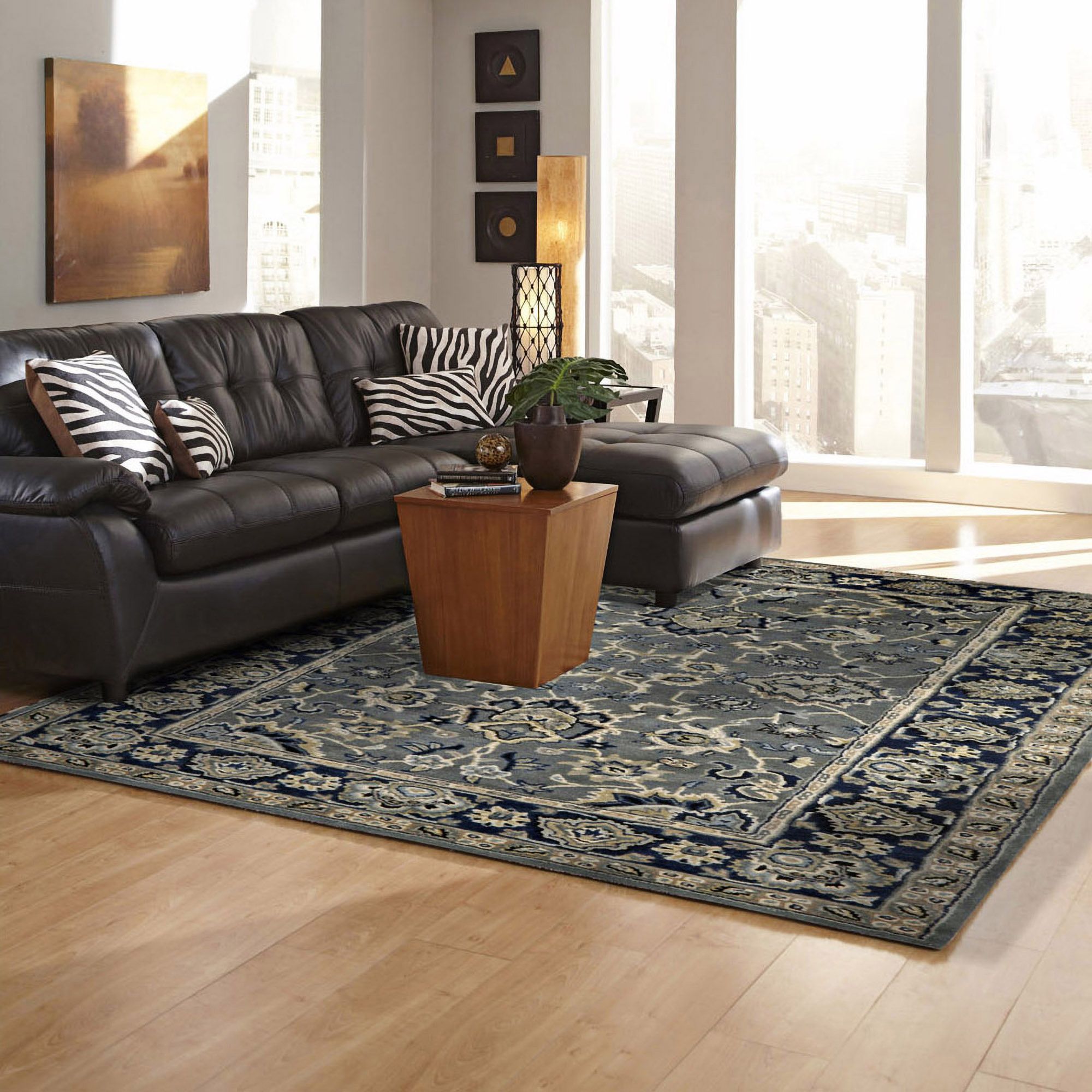 Liora Manne Petra Agra 9054/33 Indigo Indoor Area Rug