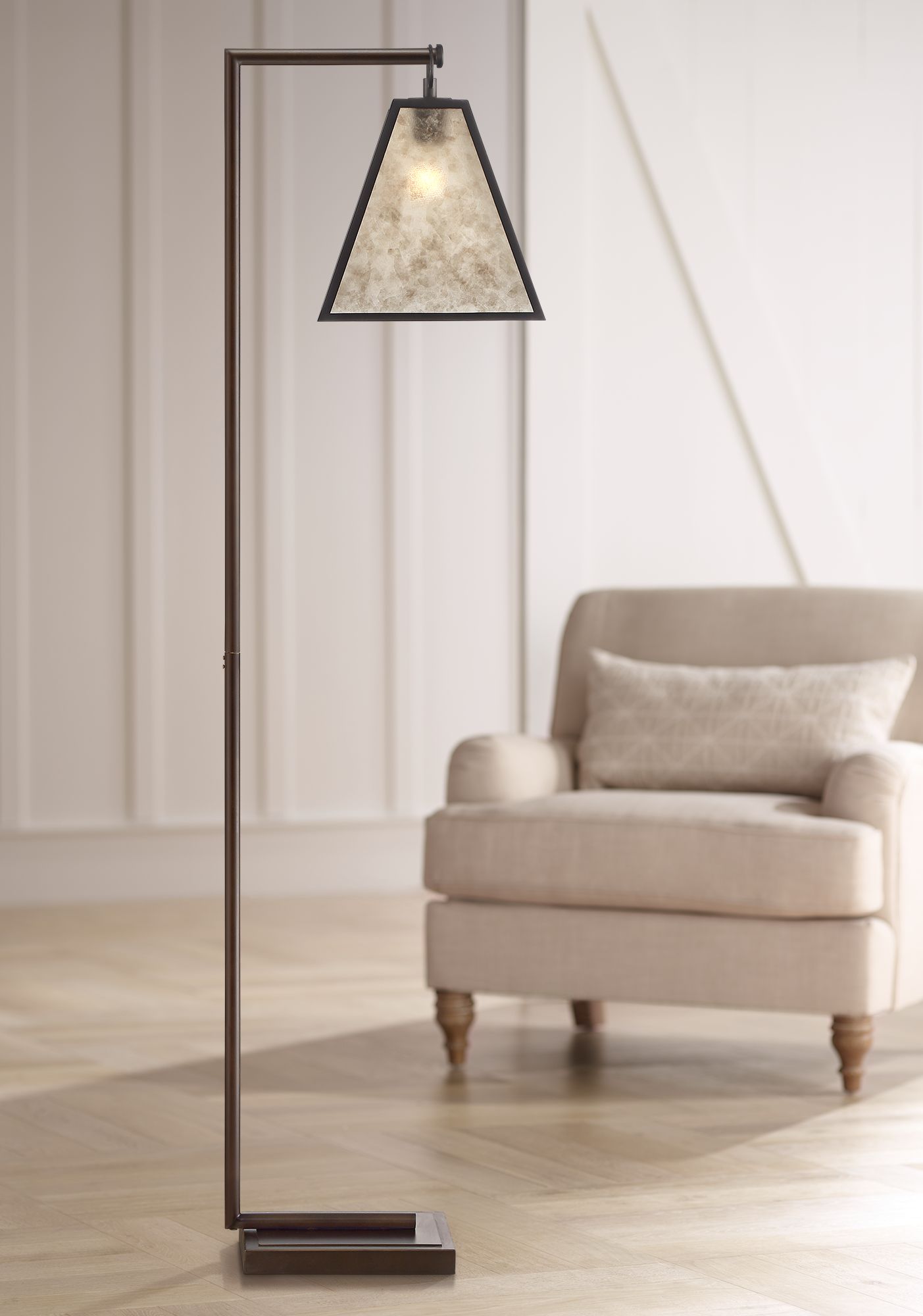 Selena Mica Downbridge Floor Lamp