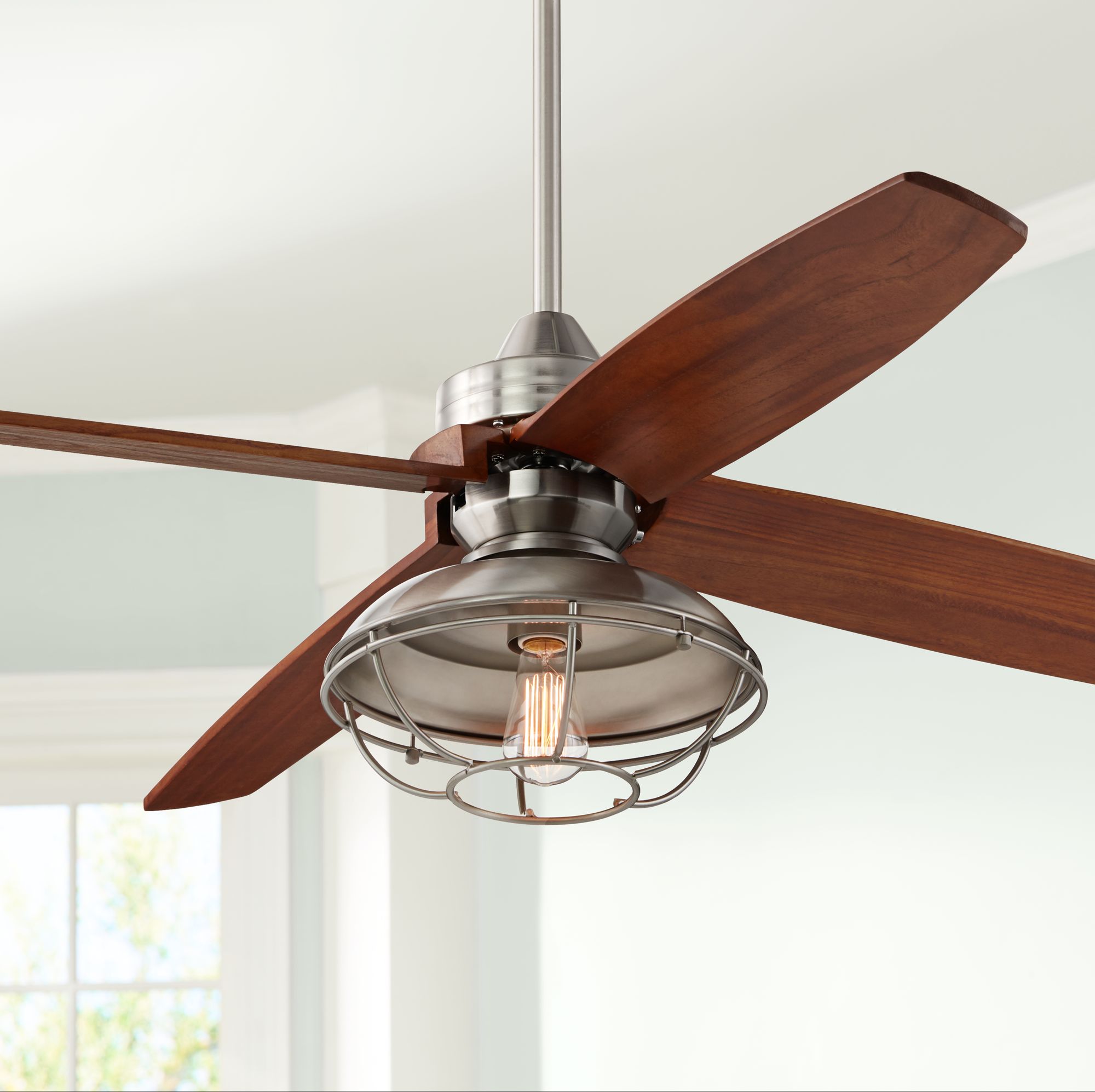 52" Insite Brushed Nickel LED Ceiling Fan