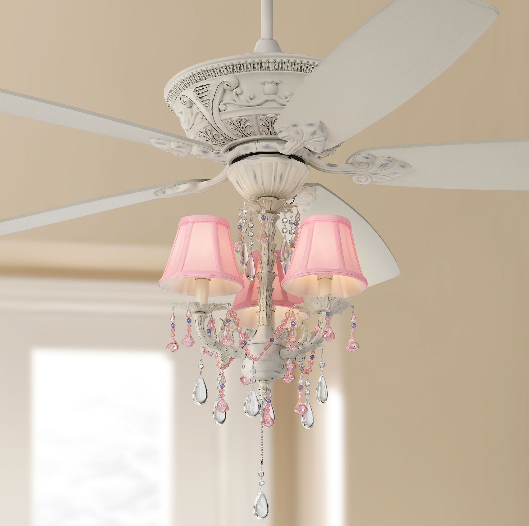 60 Casa Vieja Montego Pretty In Pink Kit Led Ceiling Fan