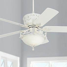 Country Cottage Ceiling Fans White Sensationally Shabby