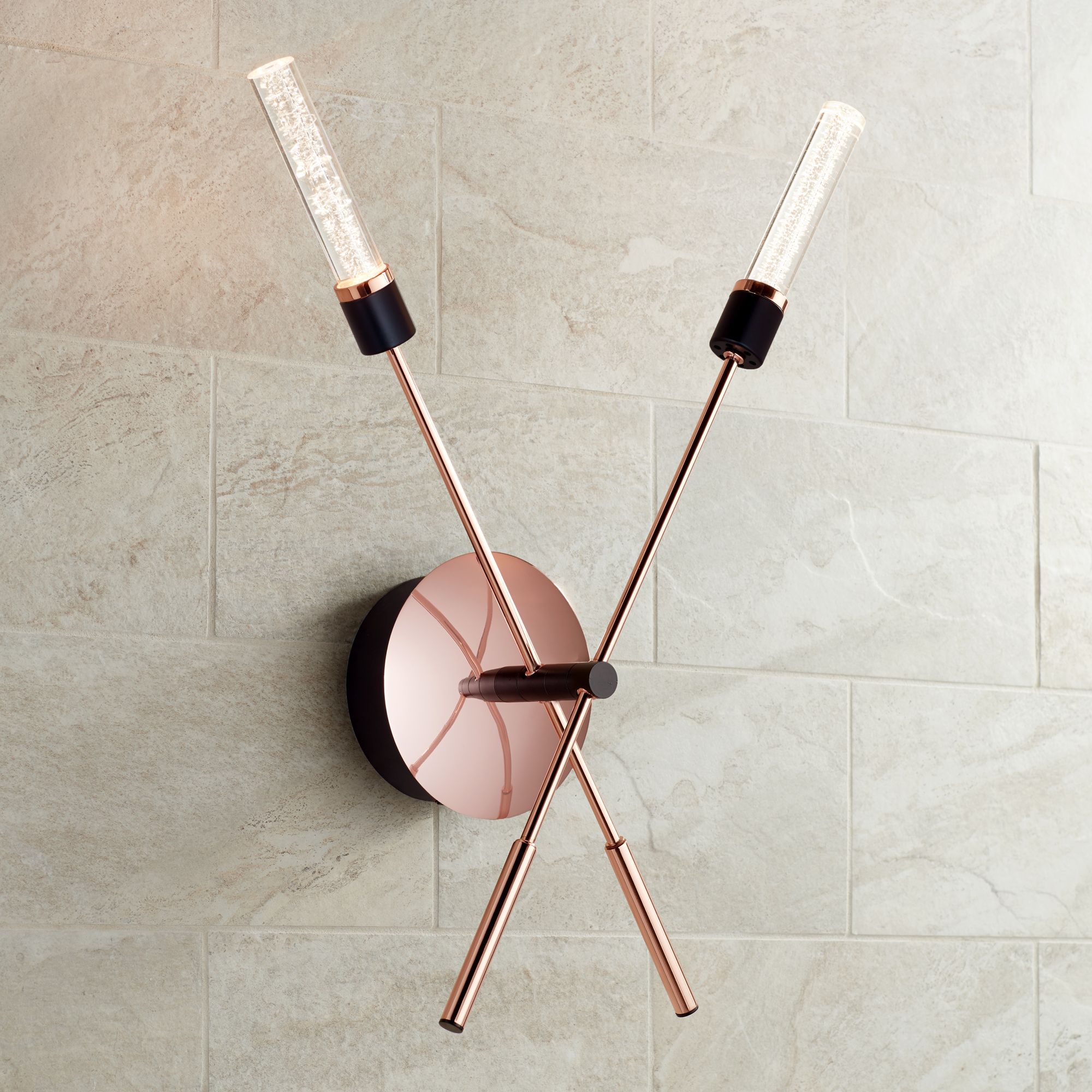 Possini Euro Arrow 21 1/2" High Copper LED Wall Sconce