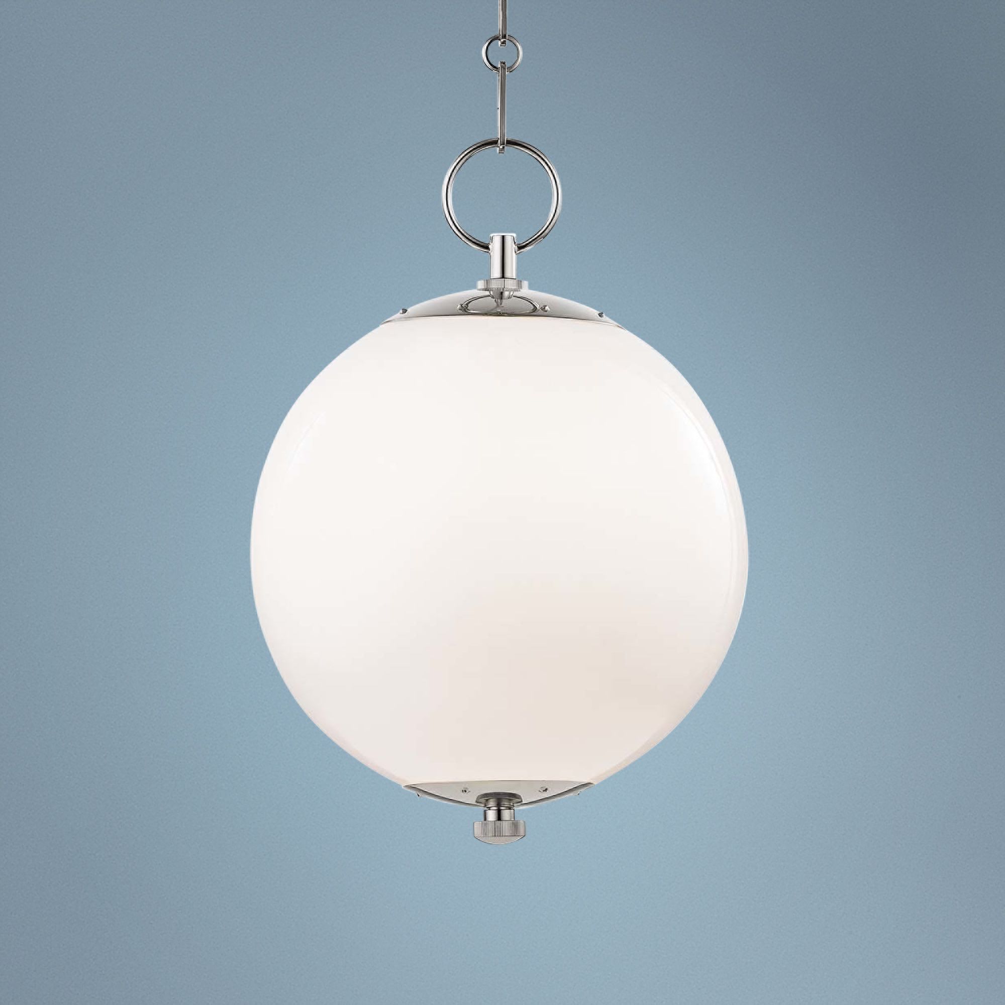 Sphere No.1 11 1/2" Wide Polished Nickel Mini Pendant