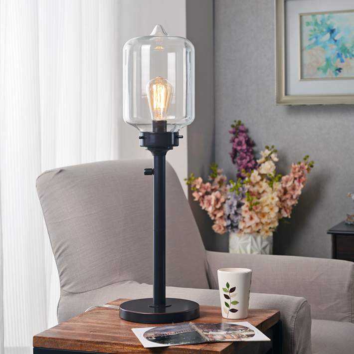 Kenroy Home Casey Oil Rubbed Bronze, Oil Rubbed Bronze Finish Table Lamp