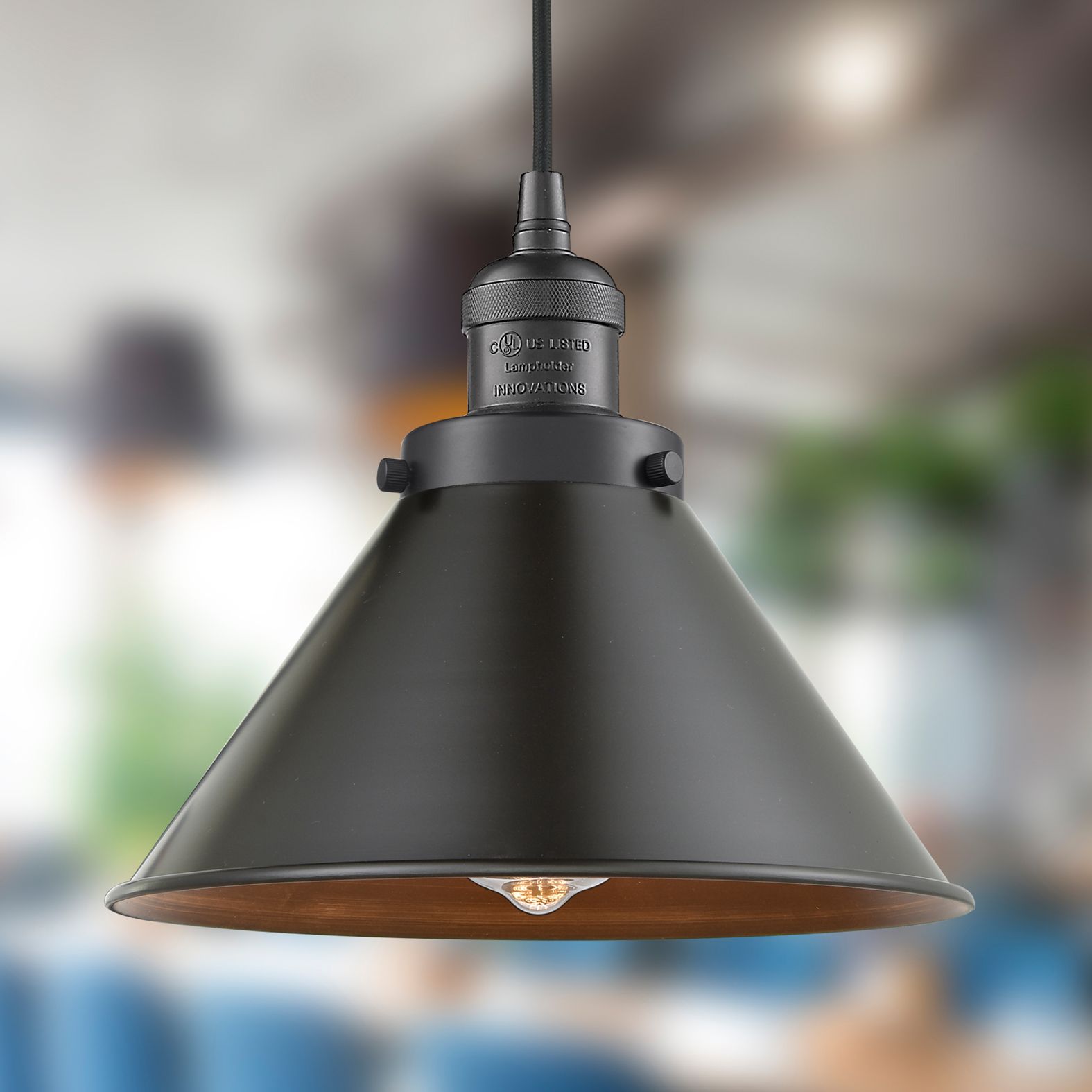 Briarcliff 10" Wide Oil-Rubbed Bronze Mini Pendant