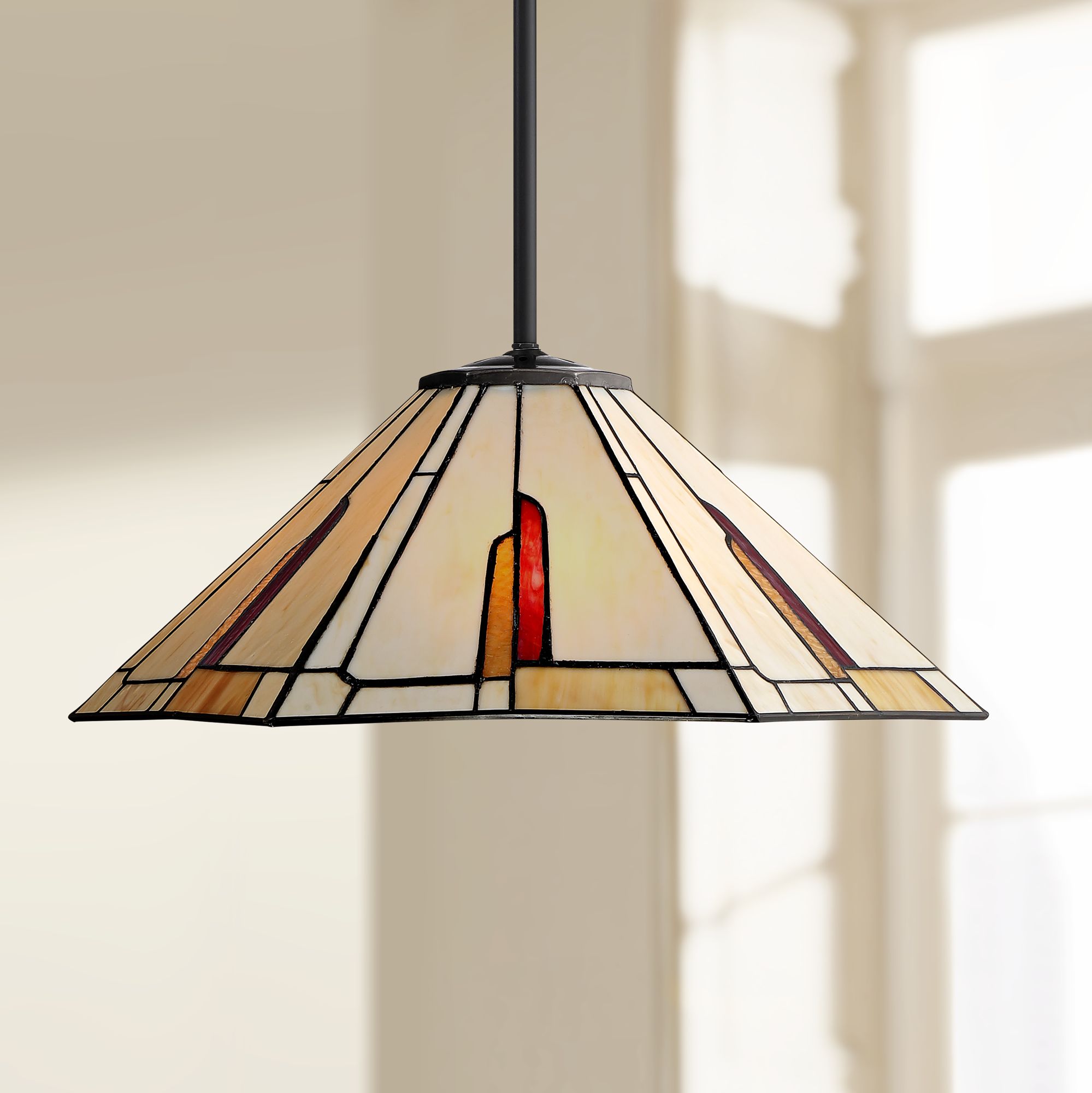Venezia 20" Wide Warm Art Glass 3-Light Pendant Light