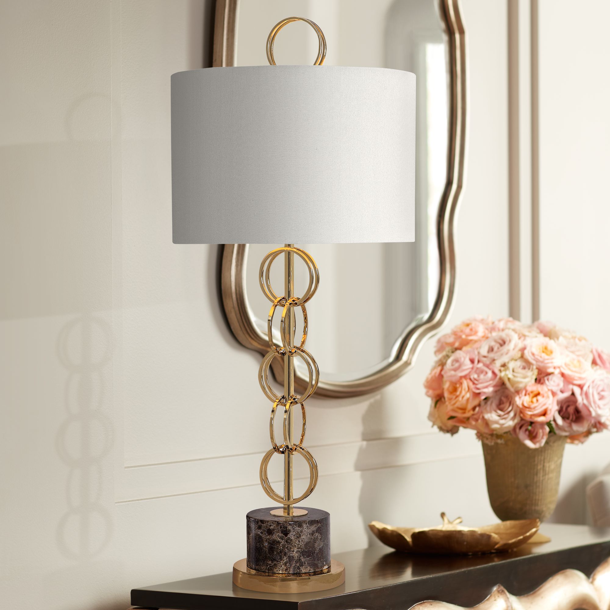 Uttermost Catarina Metallic Gold Metal Table Lamp