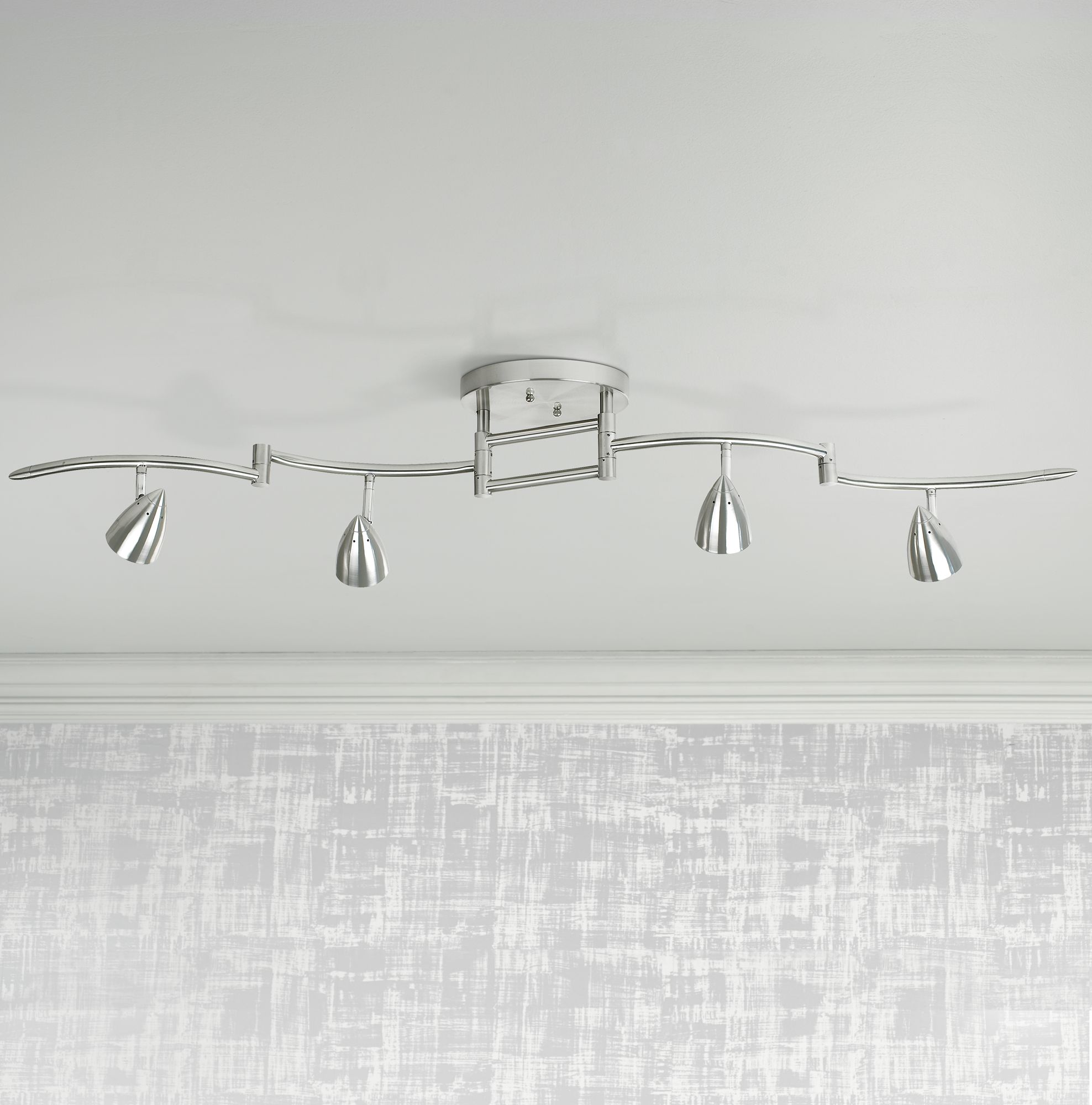 Pro Track® Axel4-Light Swing Arm LED Track Light Kit