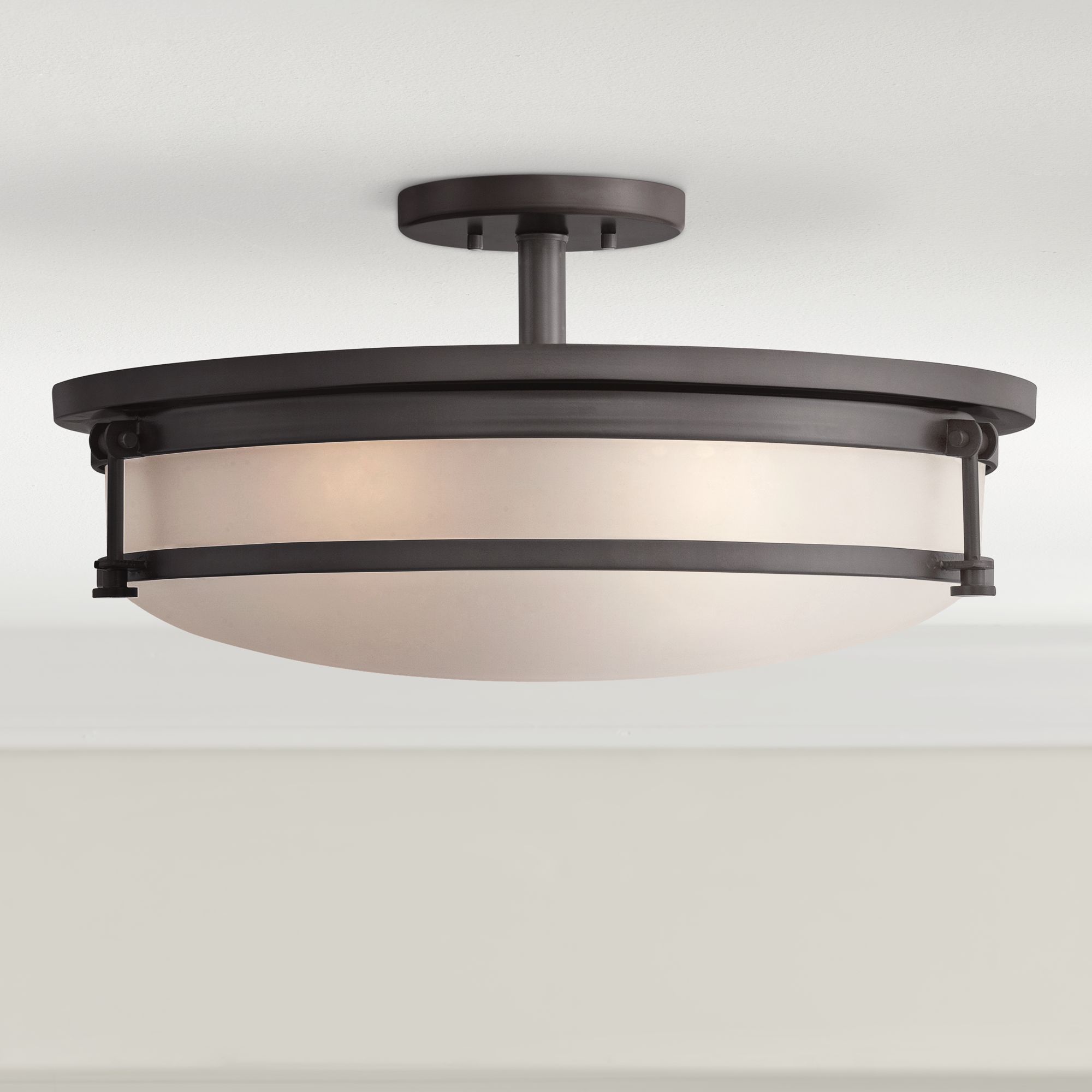 Quoizel Sailor 20" Wide Western Bronze 5-Light Ceiling Light