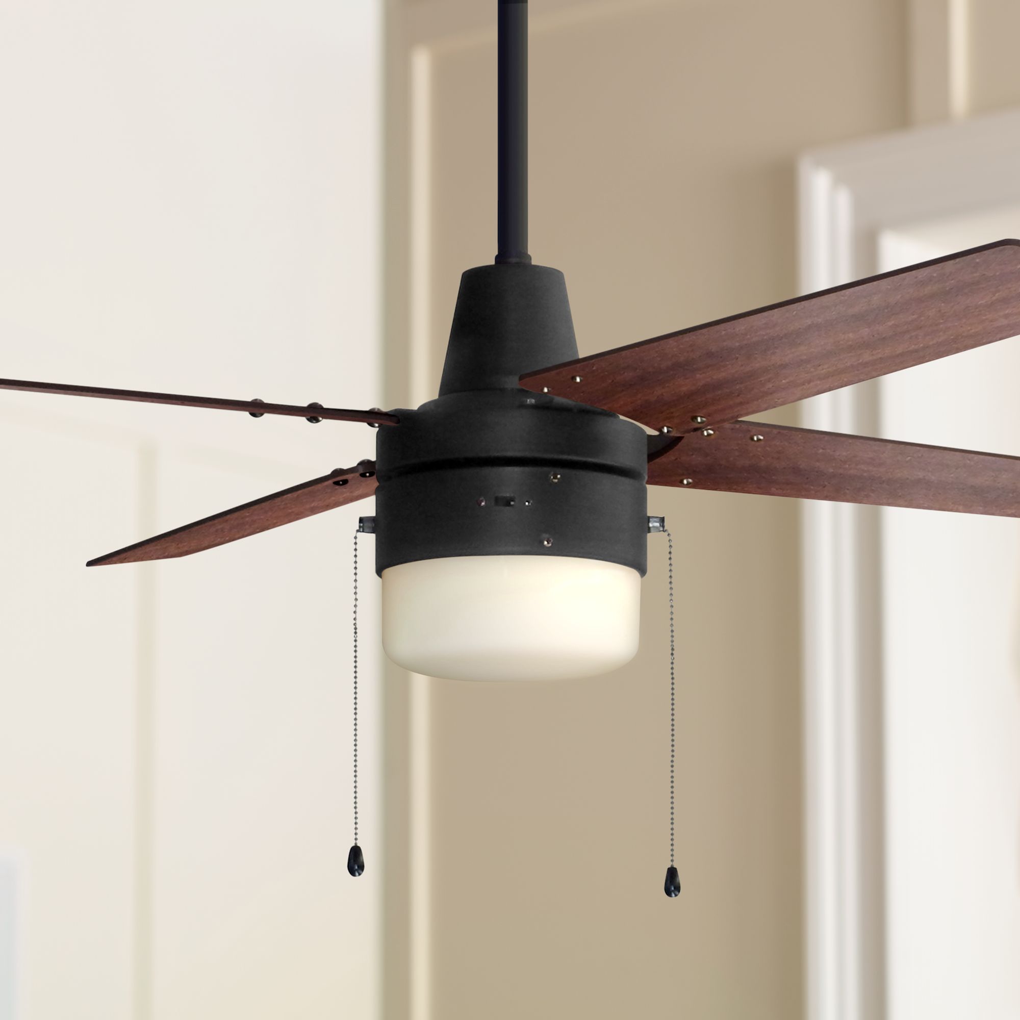 48" Craftmade Connery Aged Brushed Bronze LED Ceiling Fan