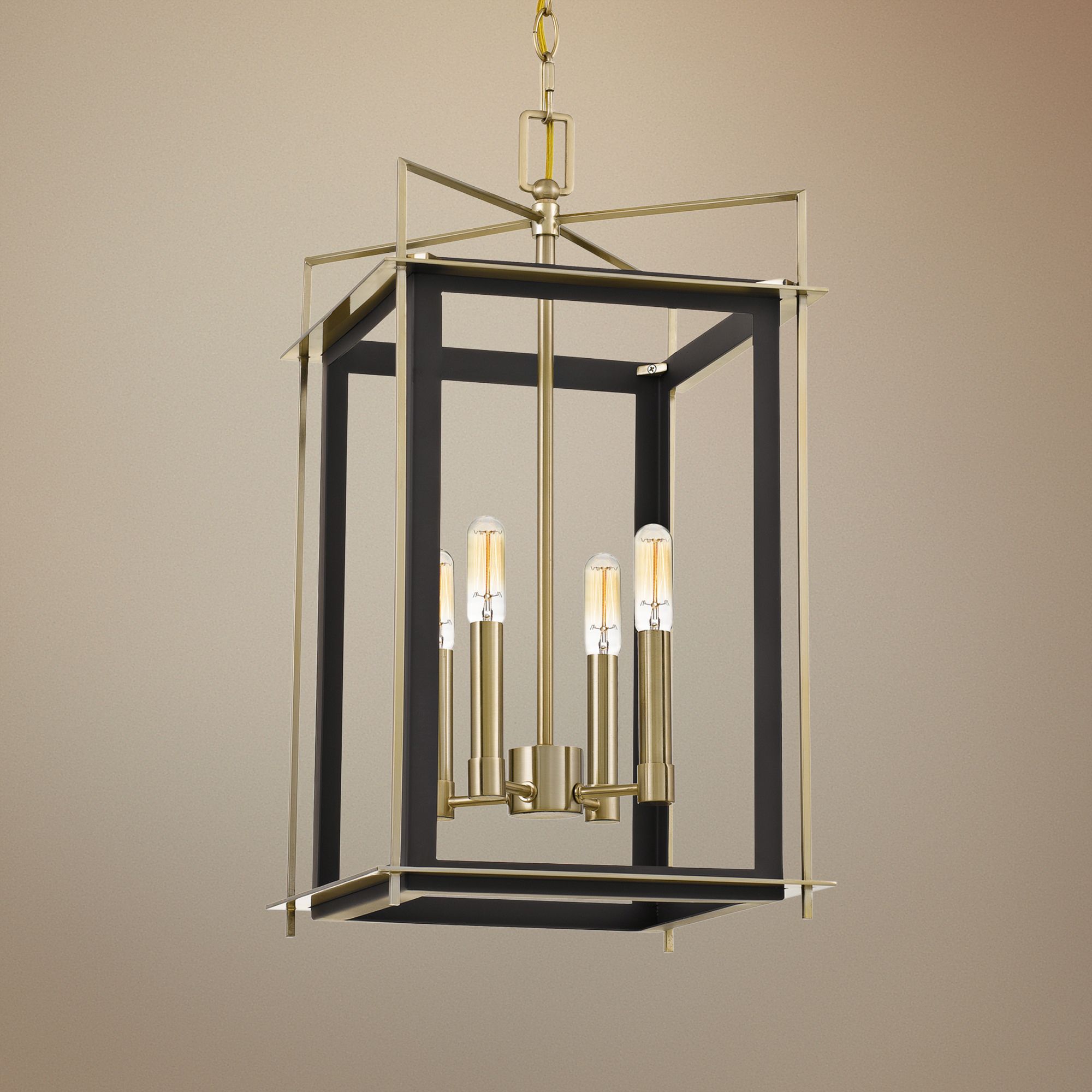 Architect 12"W Western Bronze 4-Light Foyer Pendant