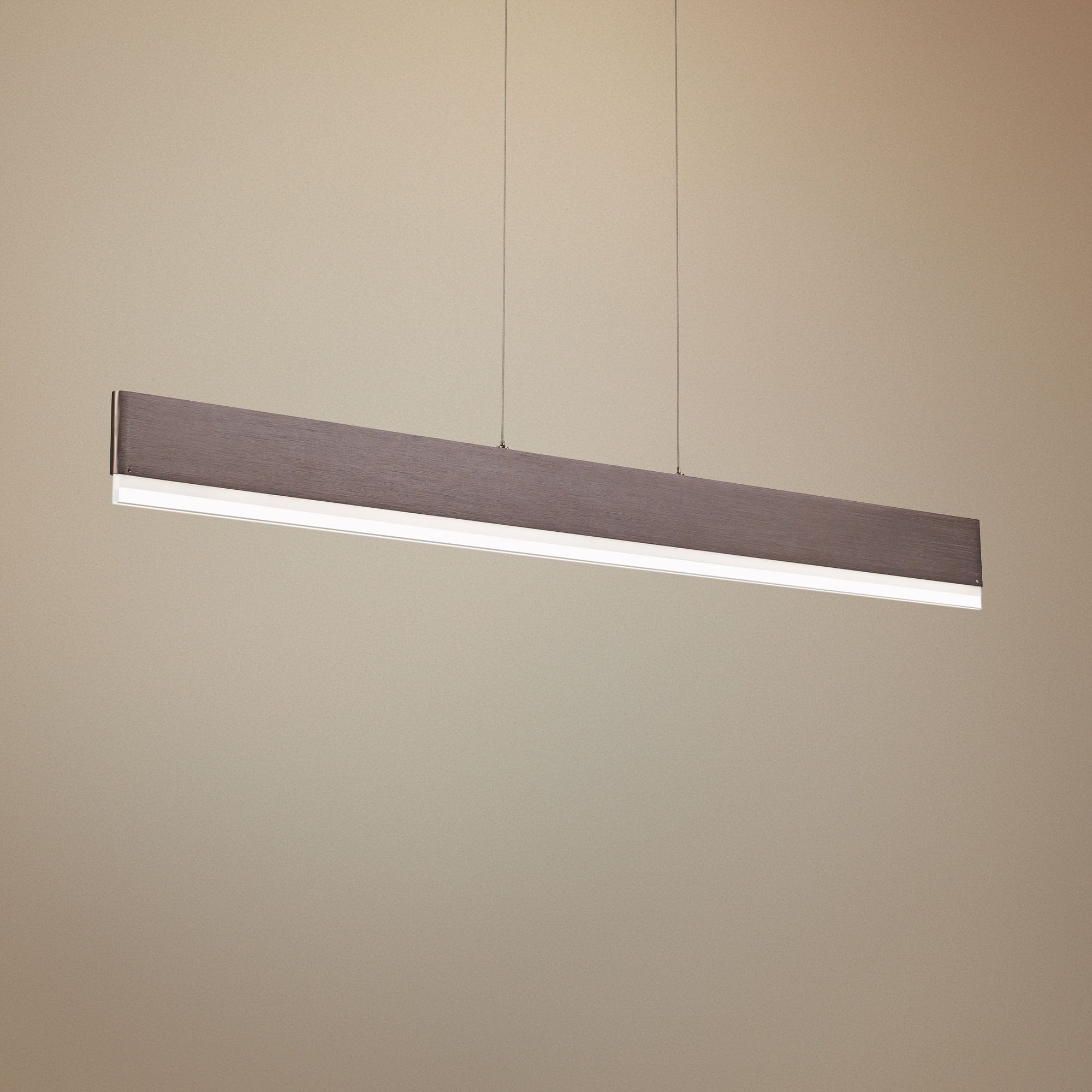 Cutlas 47 3/4" Wide Bronze LED Kitchen Island Light Pendant