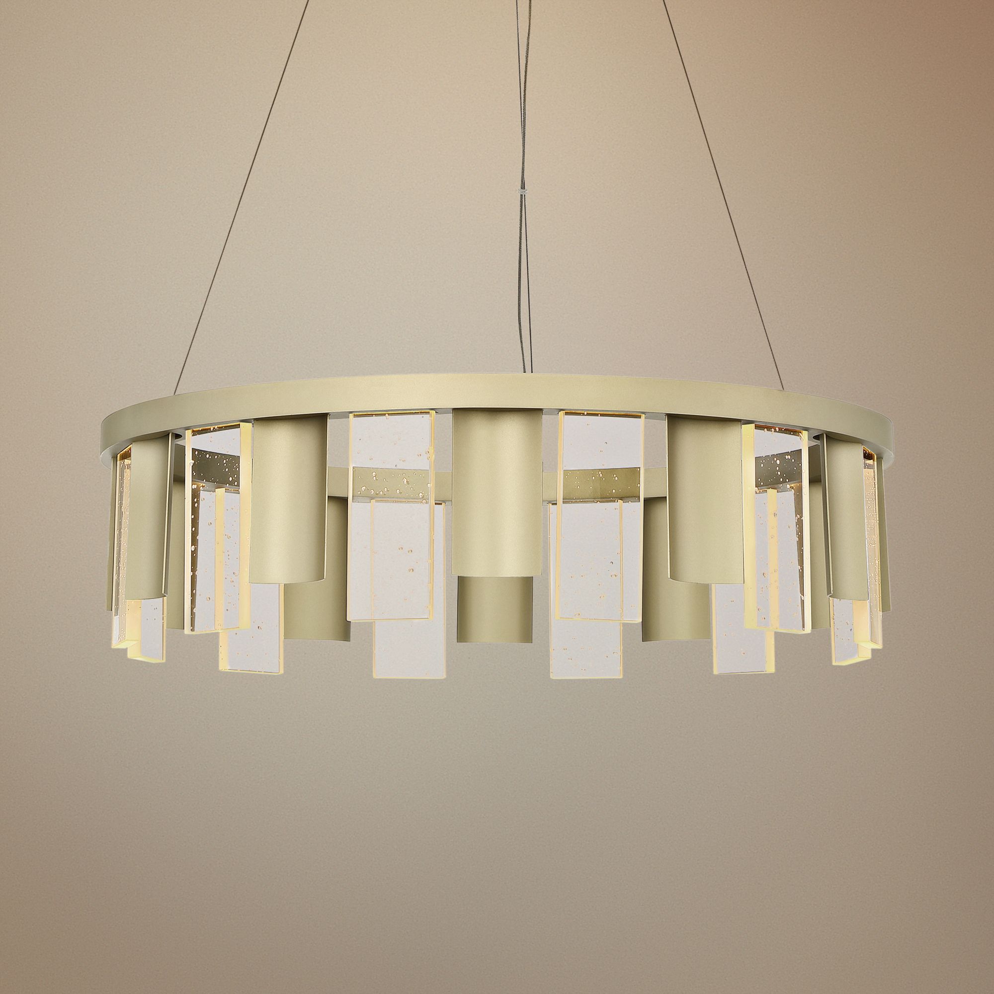 Quoizel Brendel 23 1/2" Wide Silken Gold LED Pendant Light