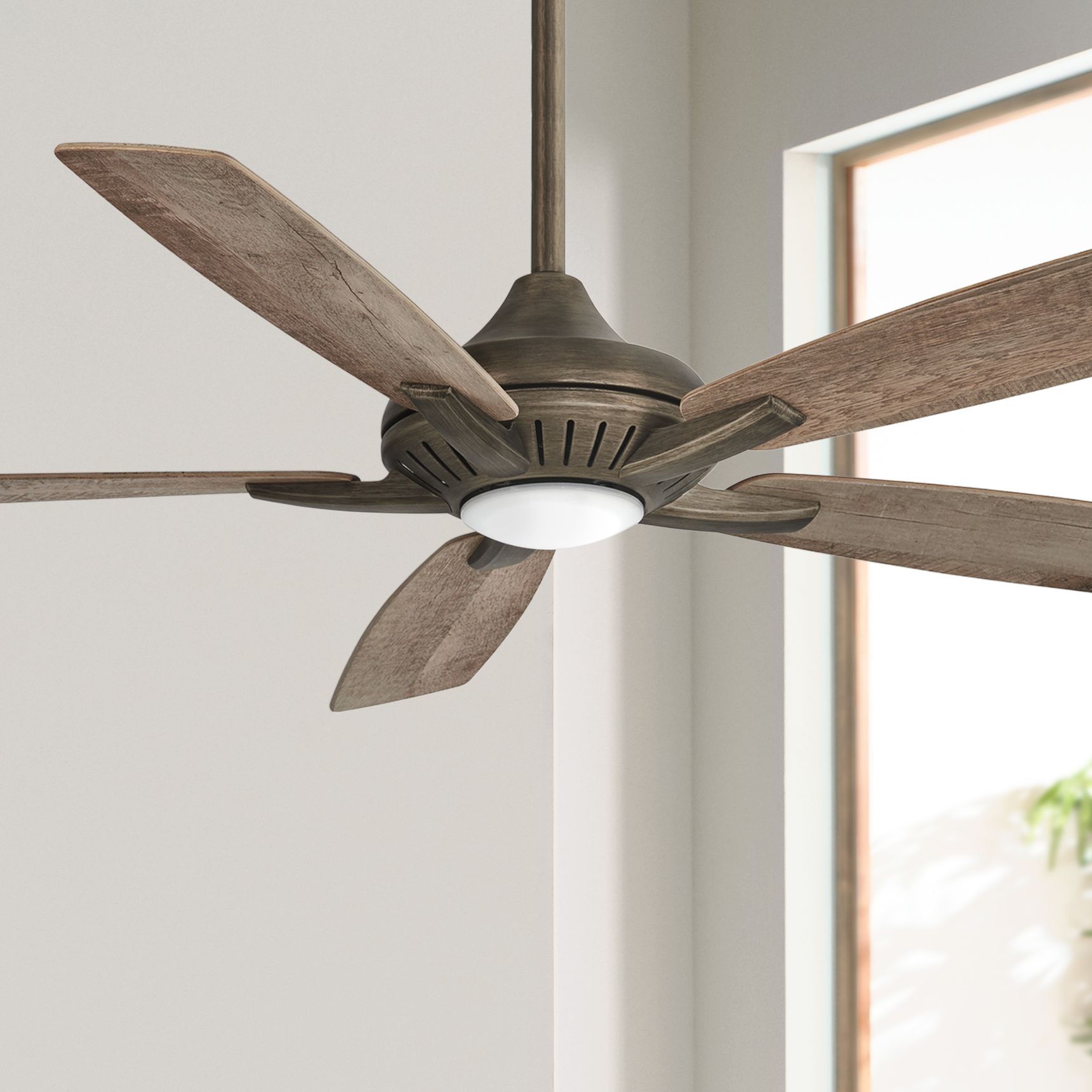 52" Minka Aire Dyno Heirloom Bronze LED Ceiling Fan 67Y64 Lamps Plus