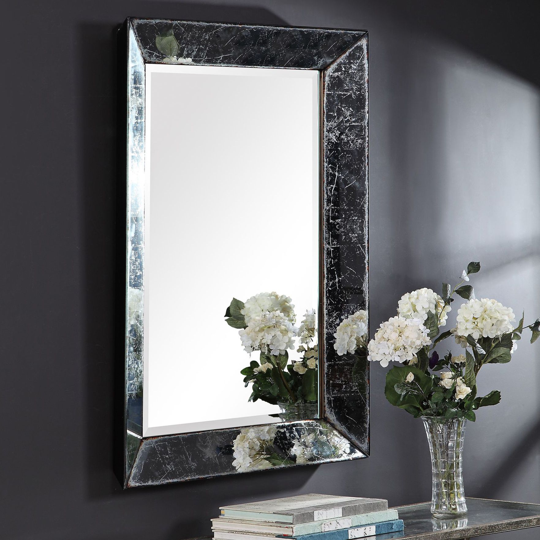 Uttermost Isla Vintage Antique 32" x 44" Wall Mirror