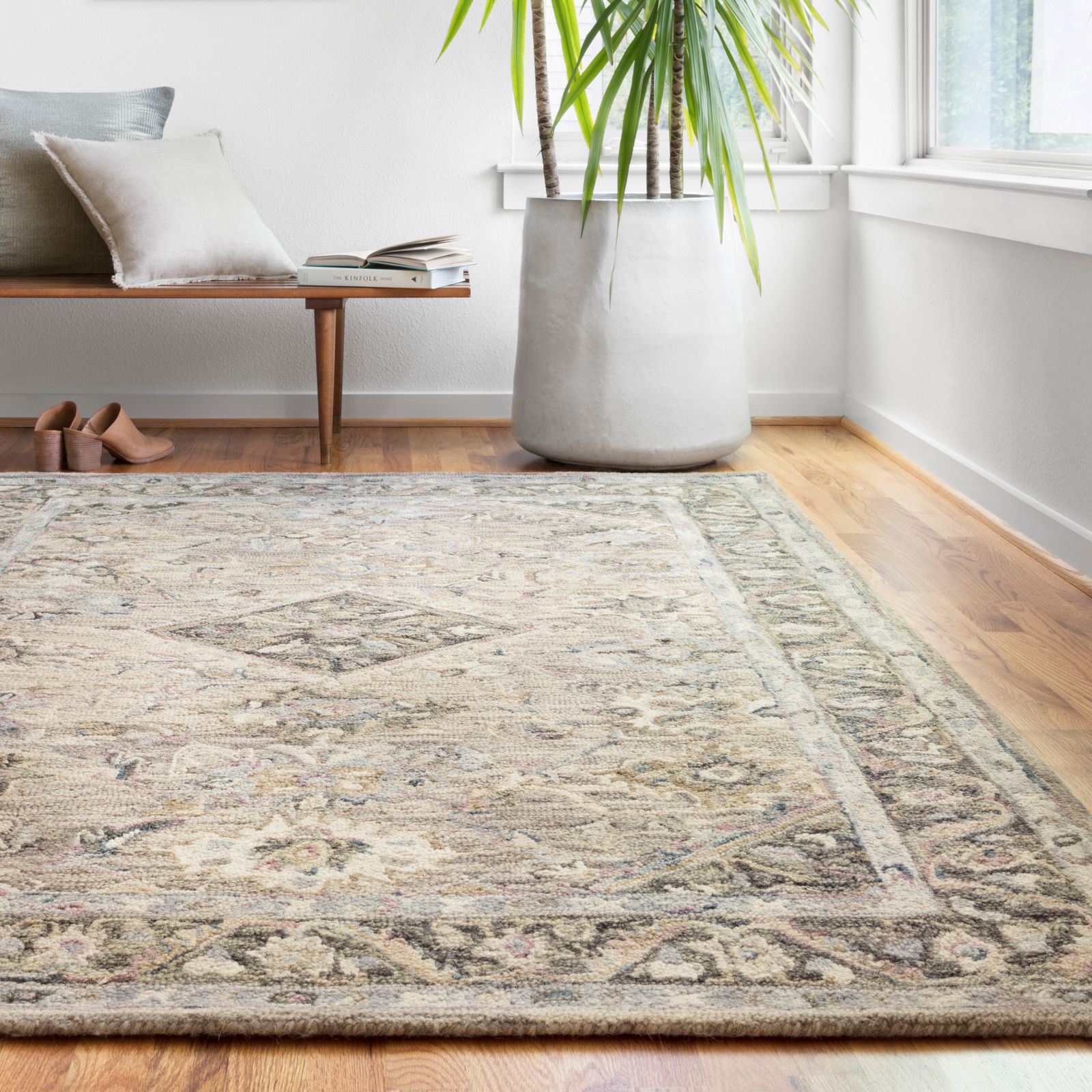 Loloi BEA-02 Sky and Multi-Color Area Rug